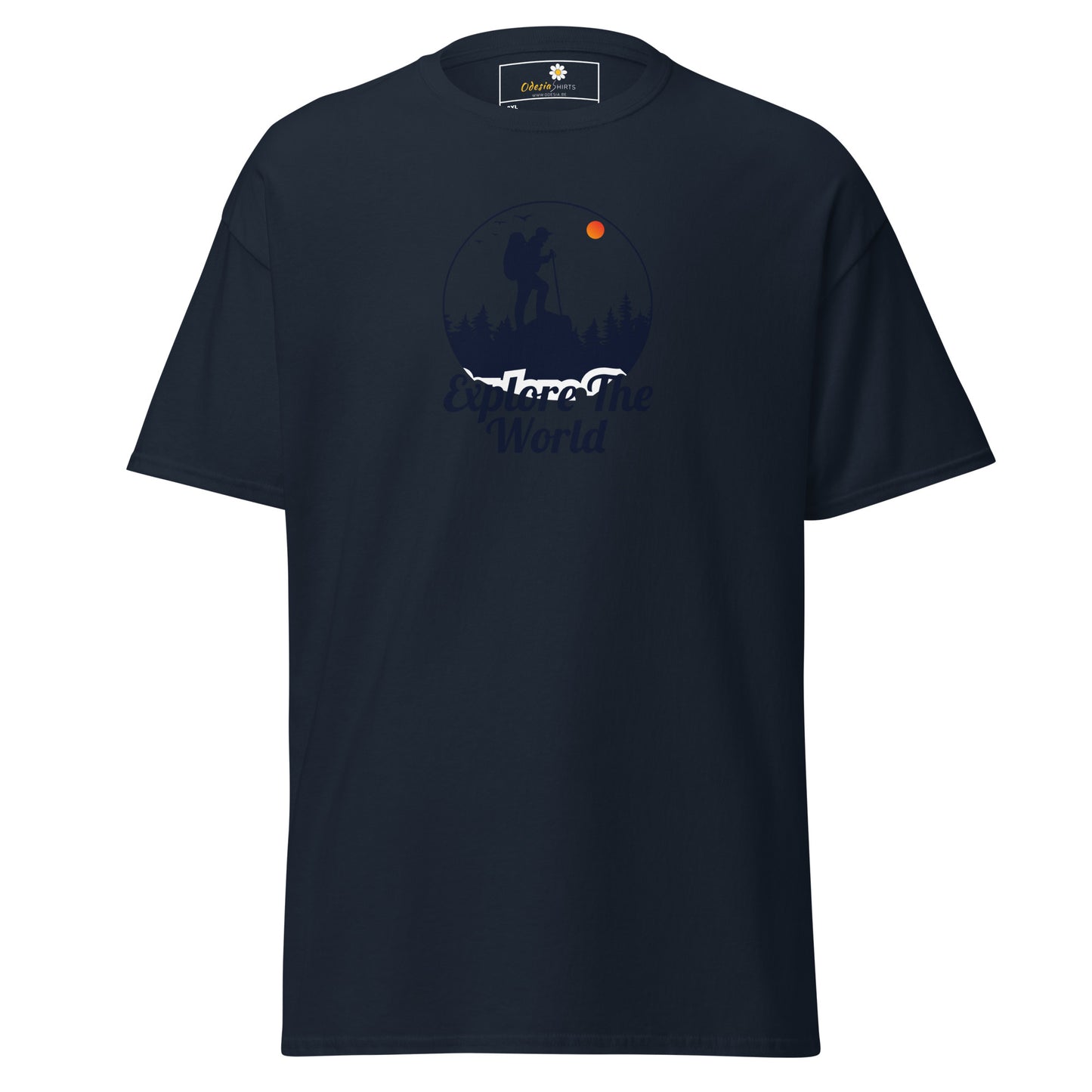 Unisex classic t-shirt - ADVENTURE EXPLORE THE WORLD - BIG