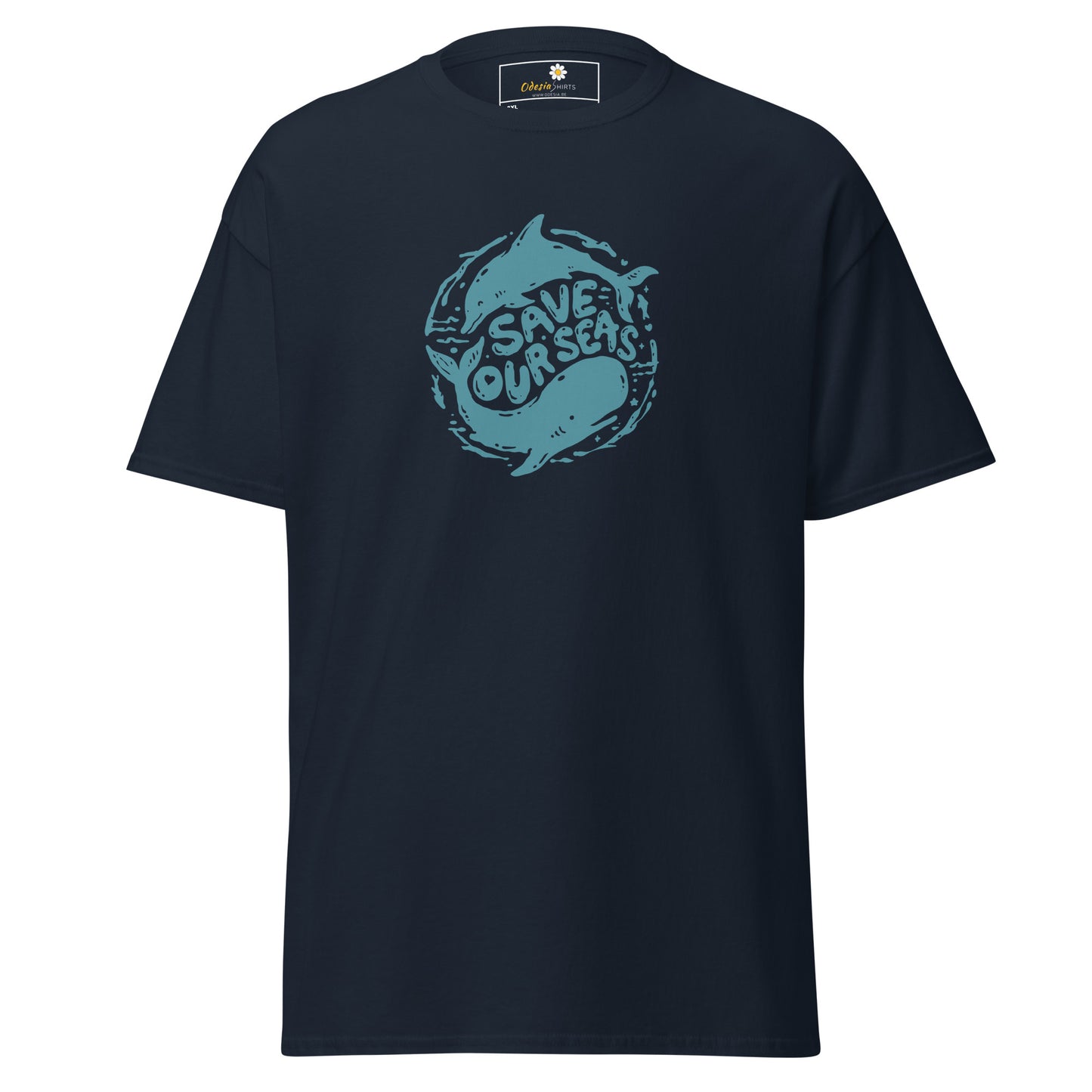 Unisex classic t-shirt - ECOLOGY SEALIFE SAVE OUR SEAS - BIG