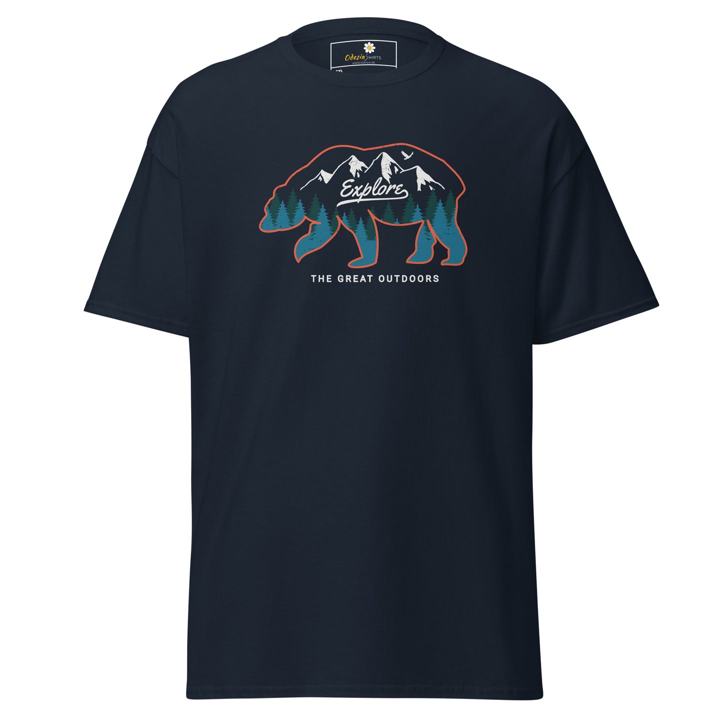 Unisex classic t-shirt - ADVENTURE GREAT OUTDOORS - BIG