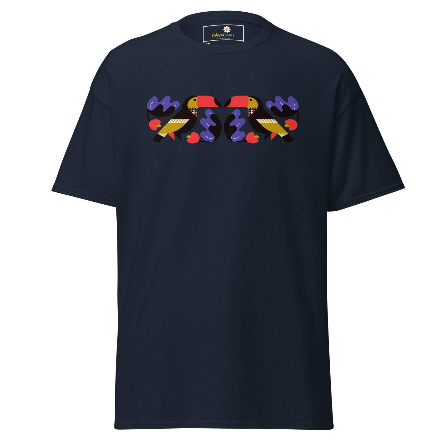 T-shirt classique pour homme - WILDLIFE ABSTRACT TOUCAN MIRROR - BIG