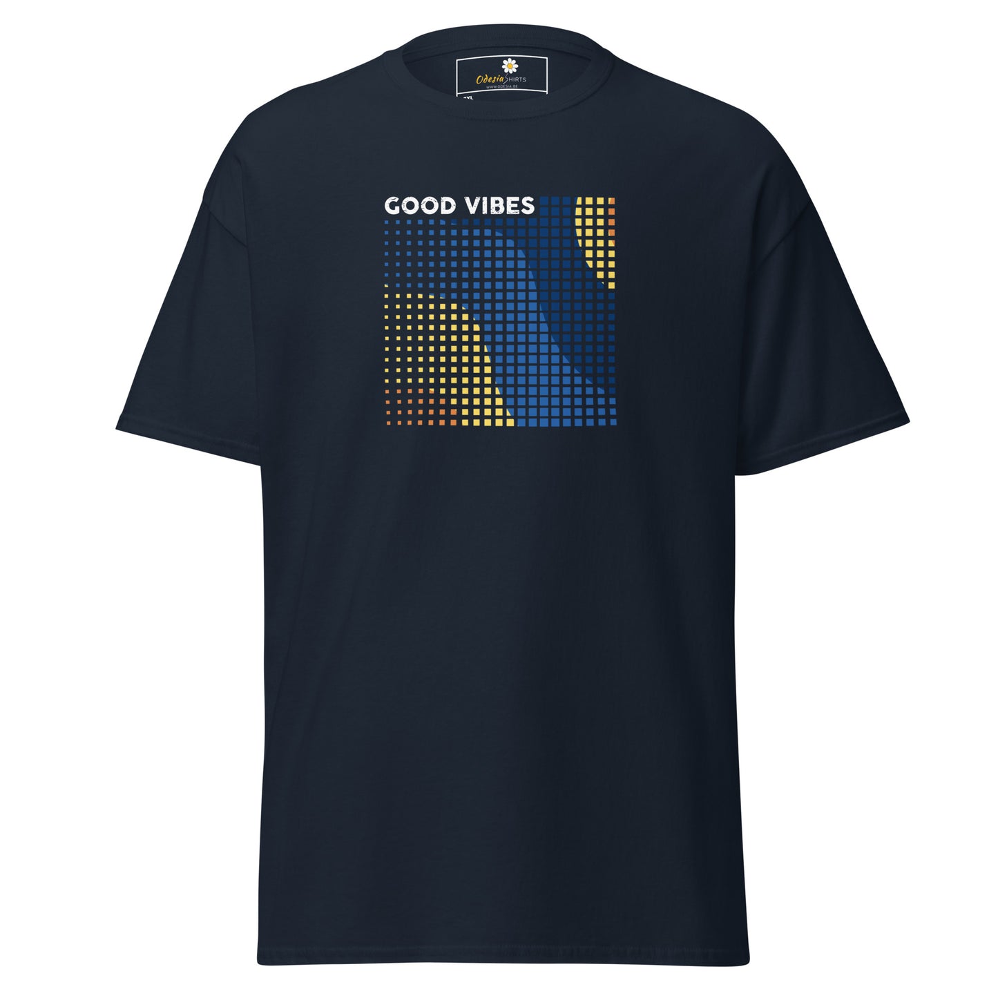 Unisex classic t-shirt - ABSTRACT GOOD VIBES - BIG