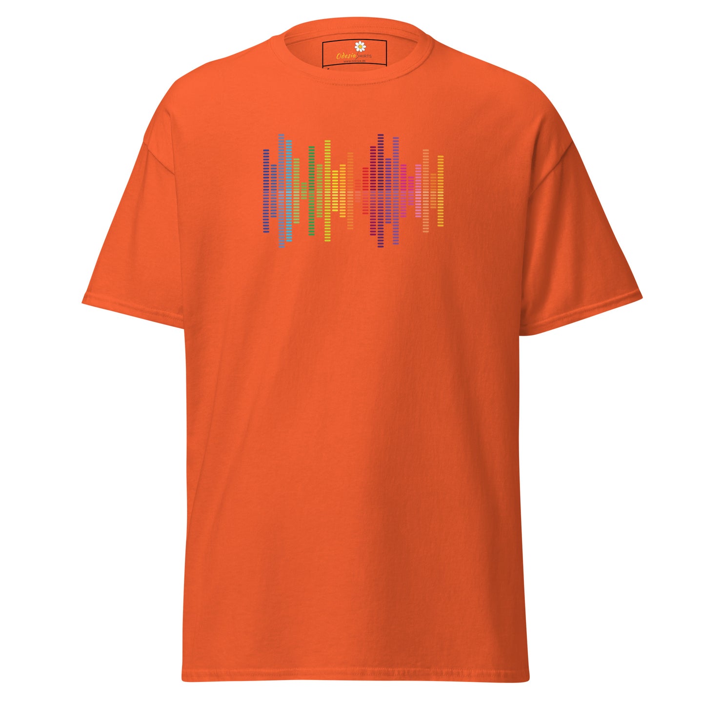 Unisex classic tee - MUSIC AUDIO SPECTRUM - REGULAR
