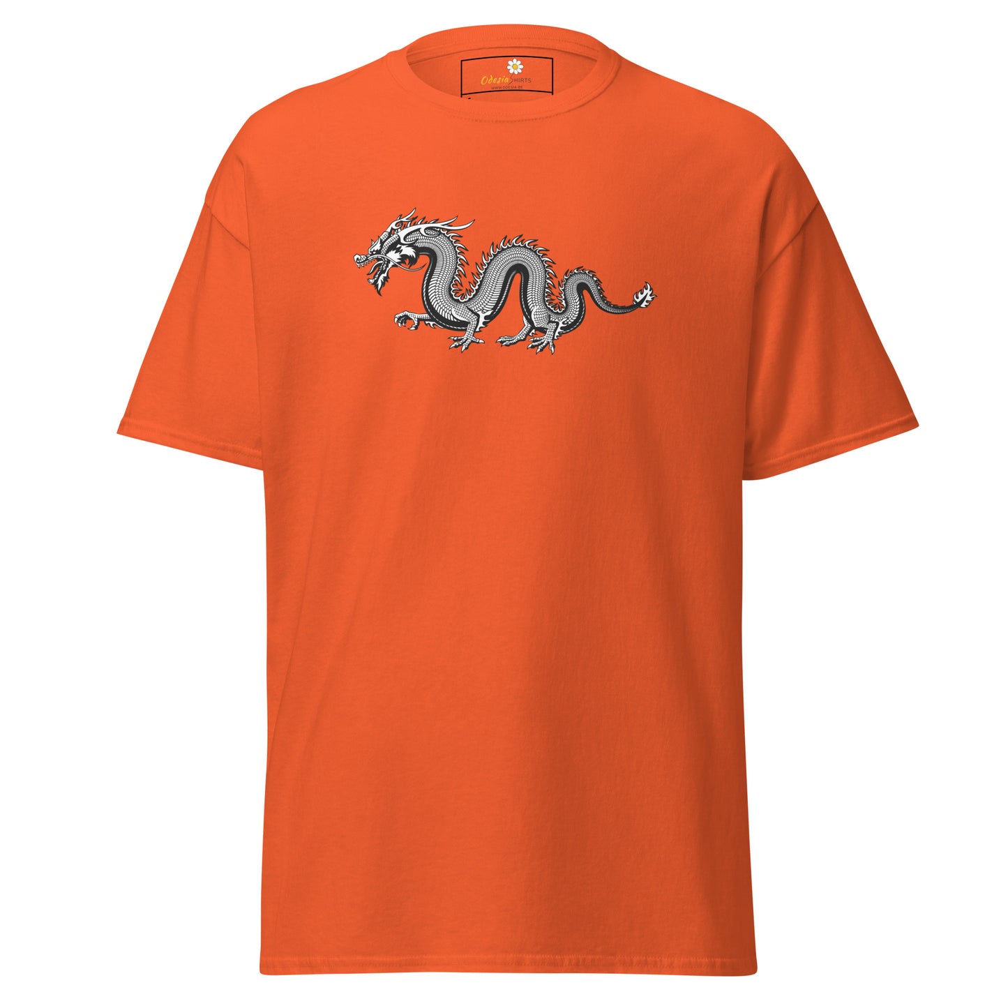 T-shirt classique unisexe - DRAGON GRIS MYSTIQUE - RÉGULIER