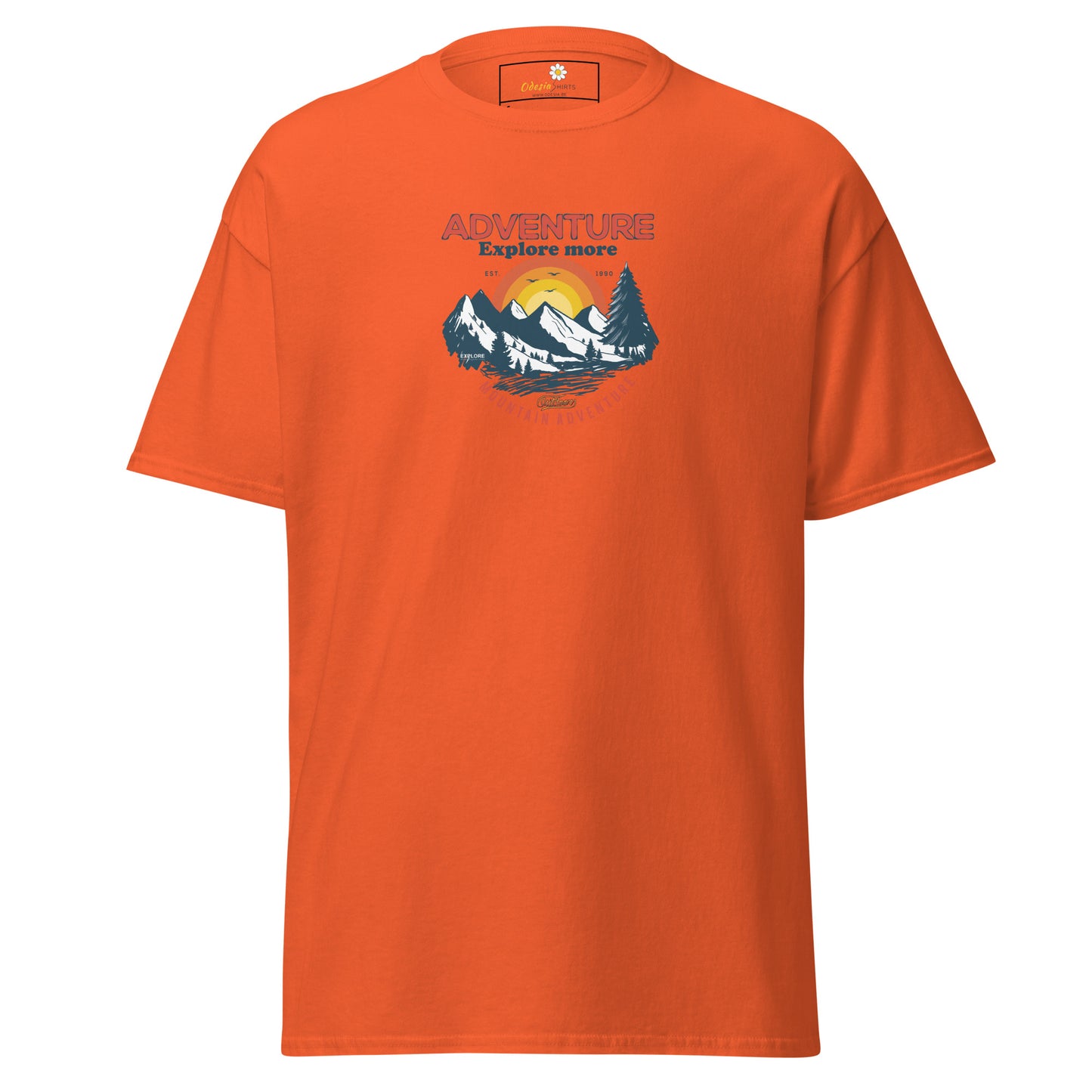 Unisex classic t-shirt - ADVENTURE EXPLORE MORE - REGULAR