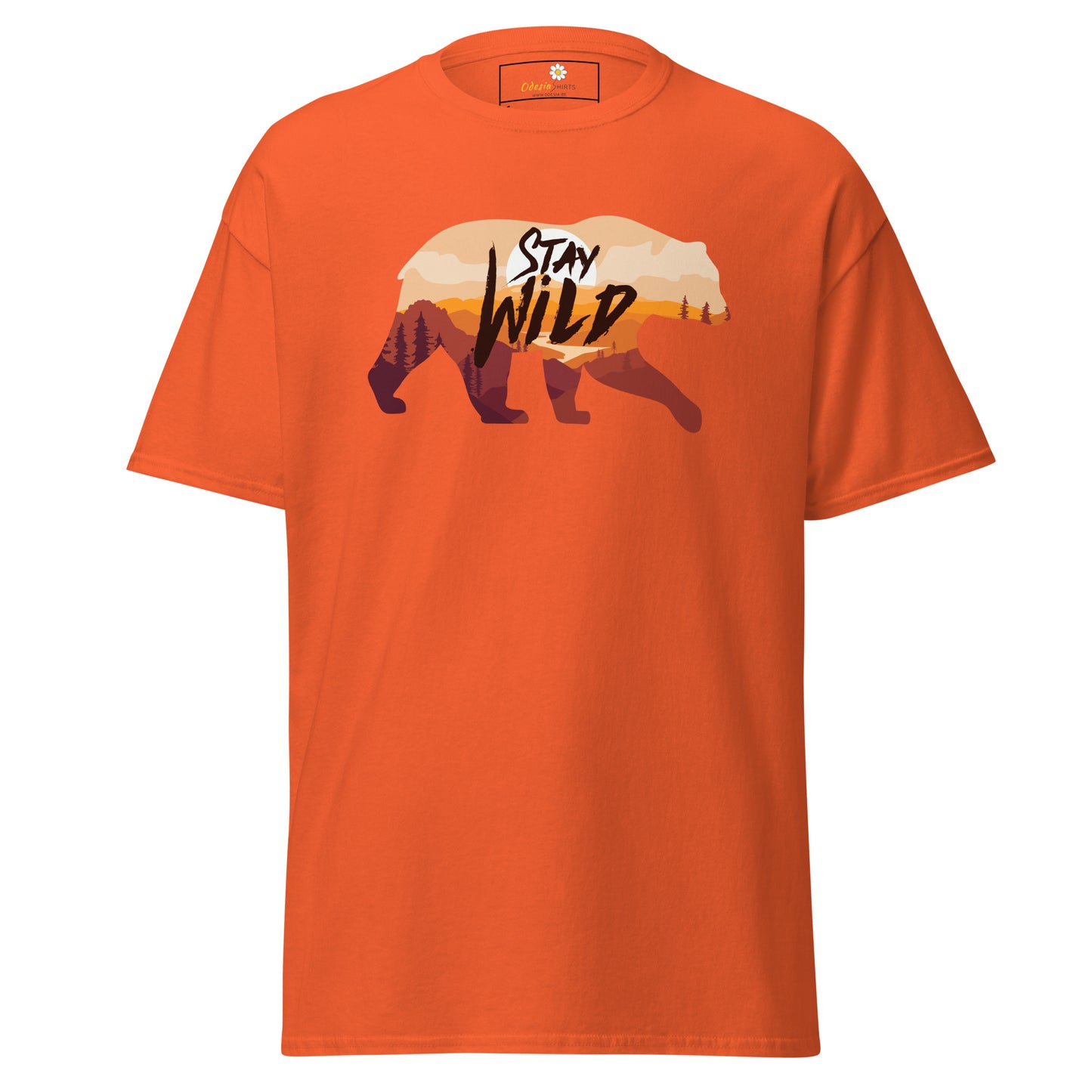 Unisex classic t-shirt - ADVENTURE WILD LIFE STAY WILD - REGULAR