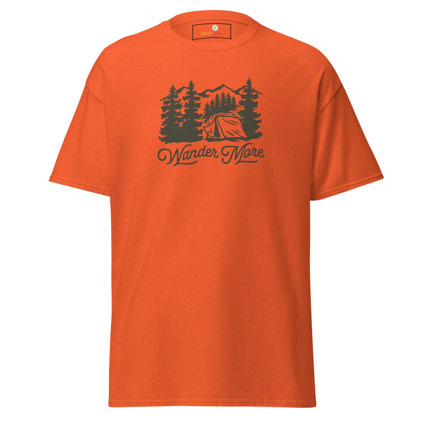 Unisex classic t-shirt - ADVENTURE OUTDOORS WANDER - REGULAR
