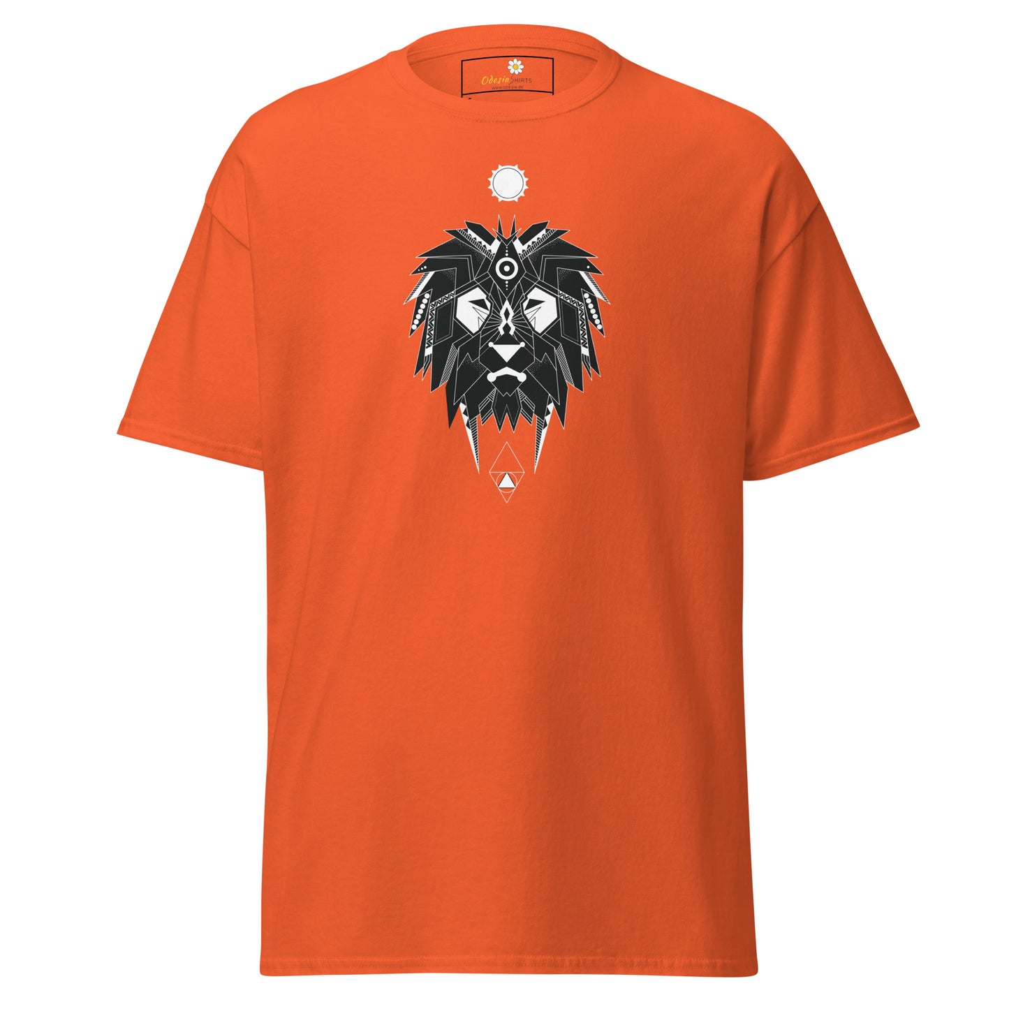Unisex classic t-shirt - ABSTRACT MYSTIC LION HEAD - REGULAR