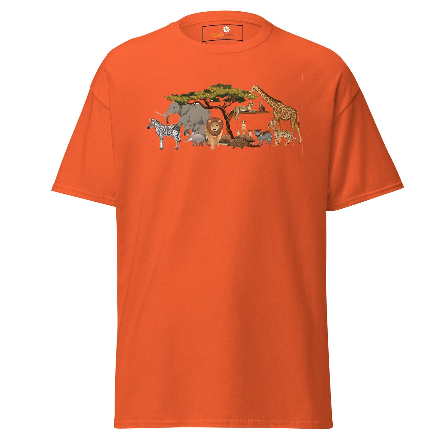 Unisex classic t-shirt - WILD LIFE ANIMALS - REGULAR