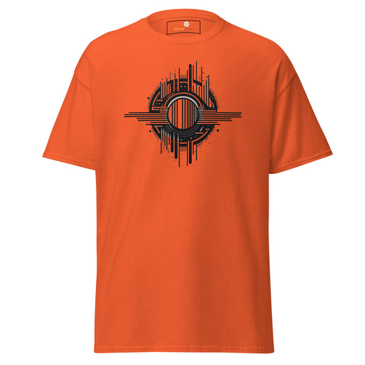 Unisex classic t-shirt - ABSTRACT SPHERE LINES - REGULAR