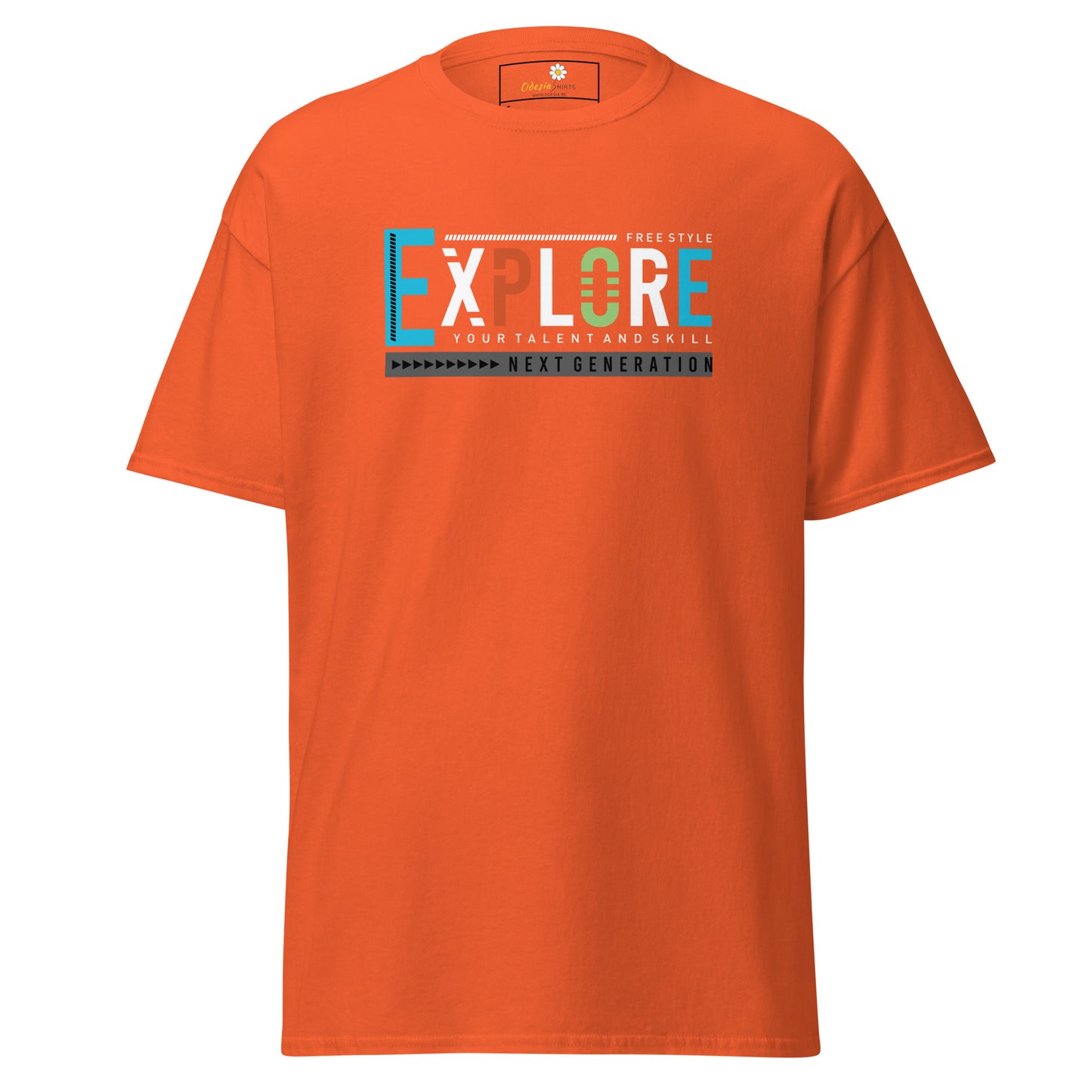 Unisex classic t-shirt - ADVENTURE EXPLORE FREESTYLE - REGULAR