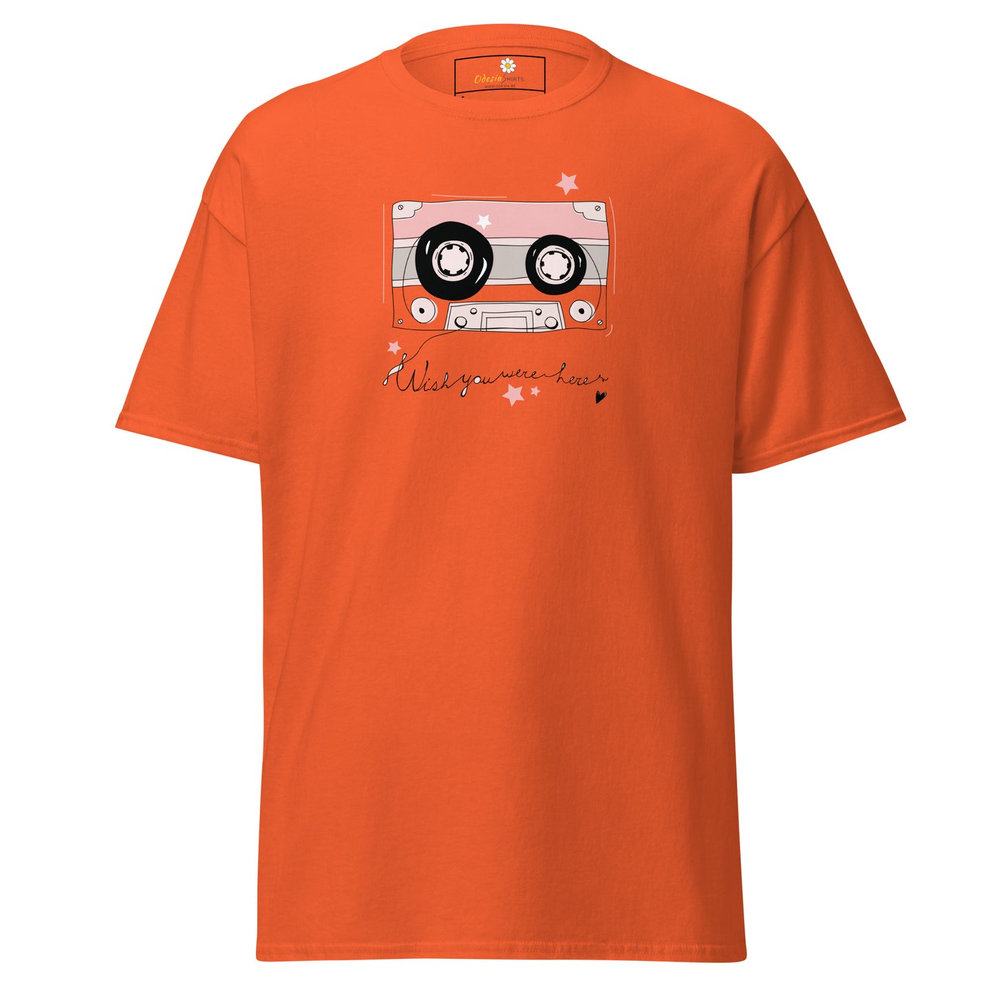 Unisex classic t-shirt - MUSIC WISH YOU WERE HERE - REGULAR