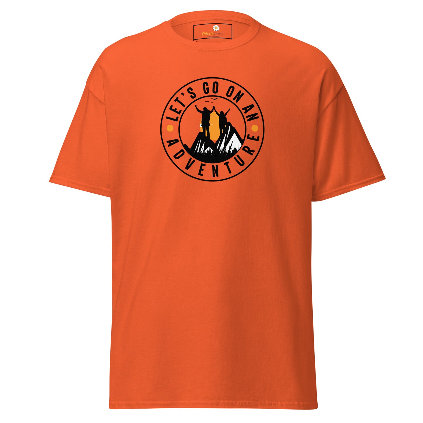 Unisex classic t-shirt - ADVENTURE GO ON - REGULAR