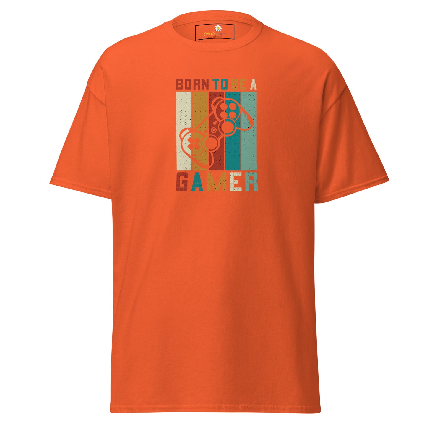 T-shirt classique unisexe - GAMERS BORN TO BE A GAMER - REGULAR