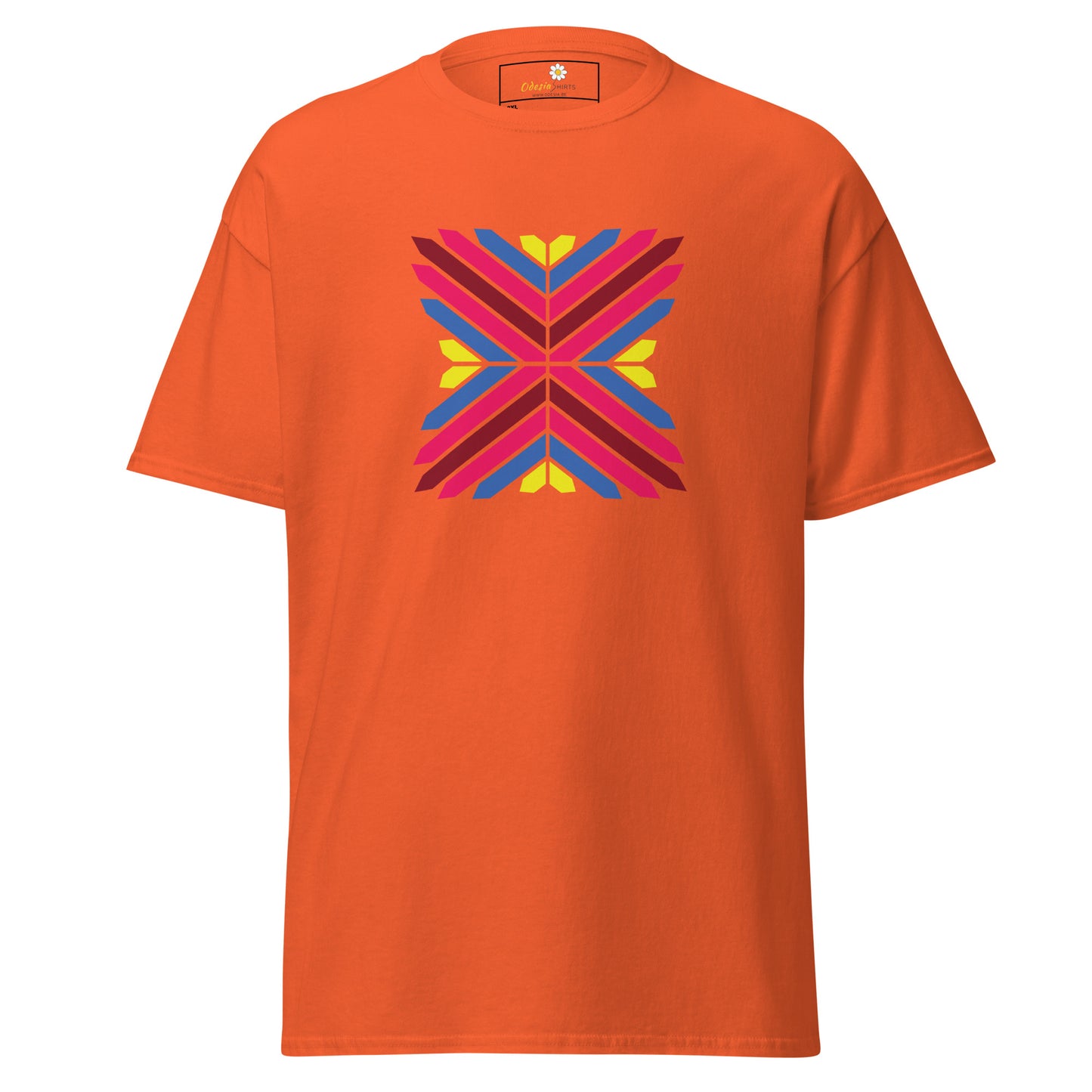 Unisex classic t-shirt - ABSTRACT TRIANGLES - BIG