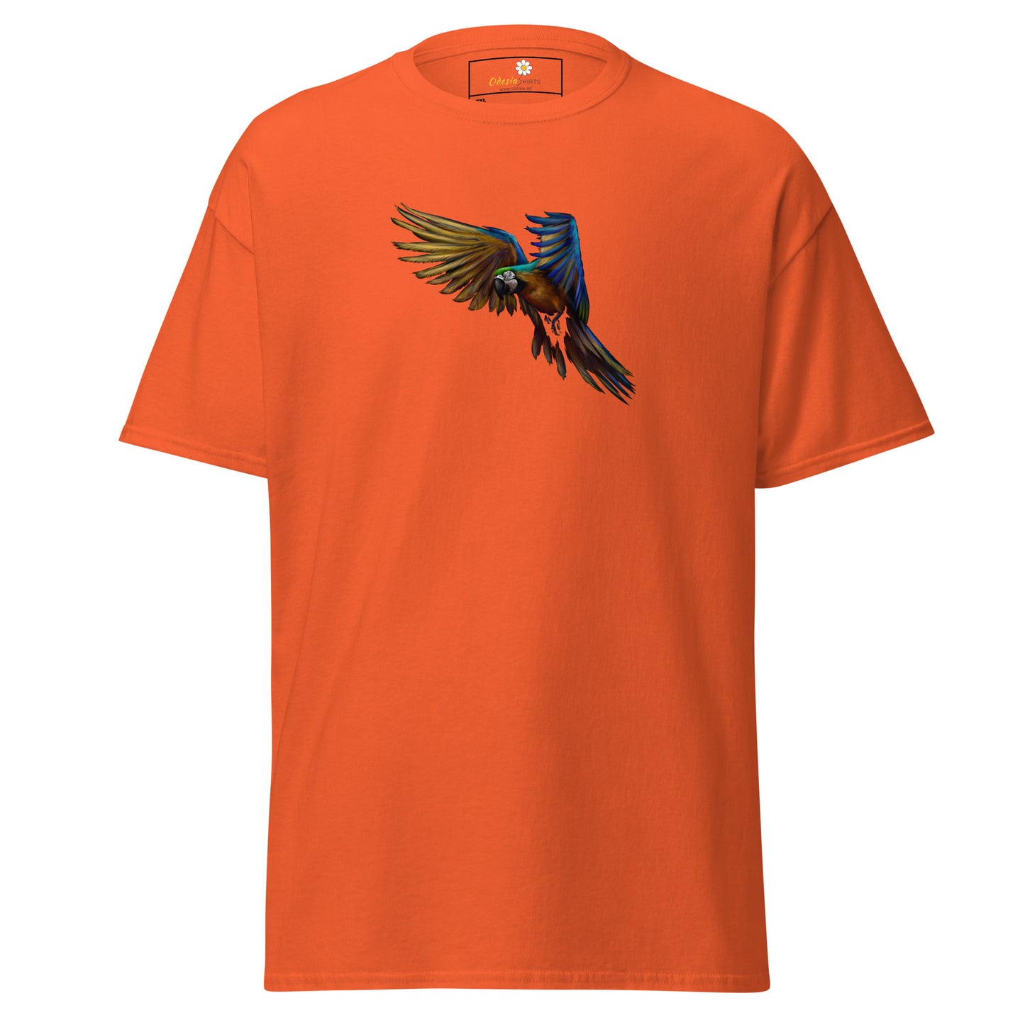 Heren klassiek t-shirt - WILDLIFE PARROT - GROOT