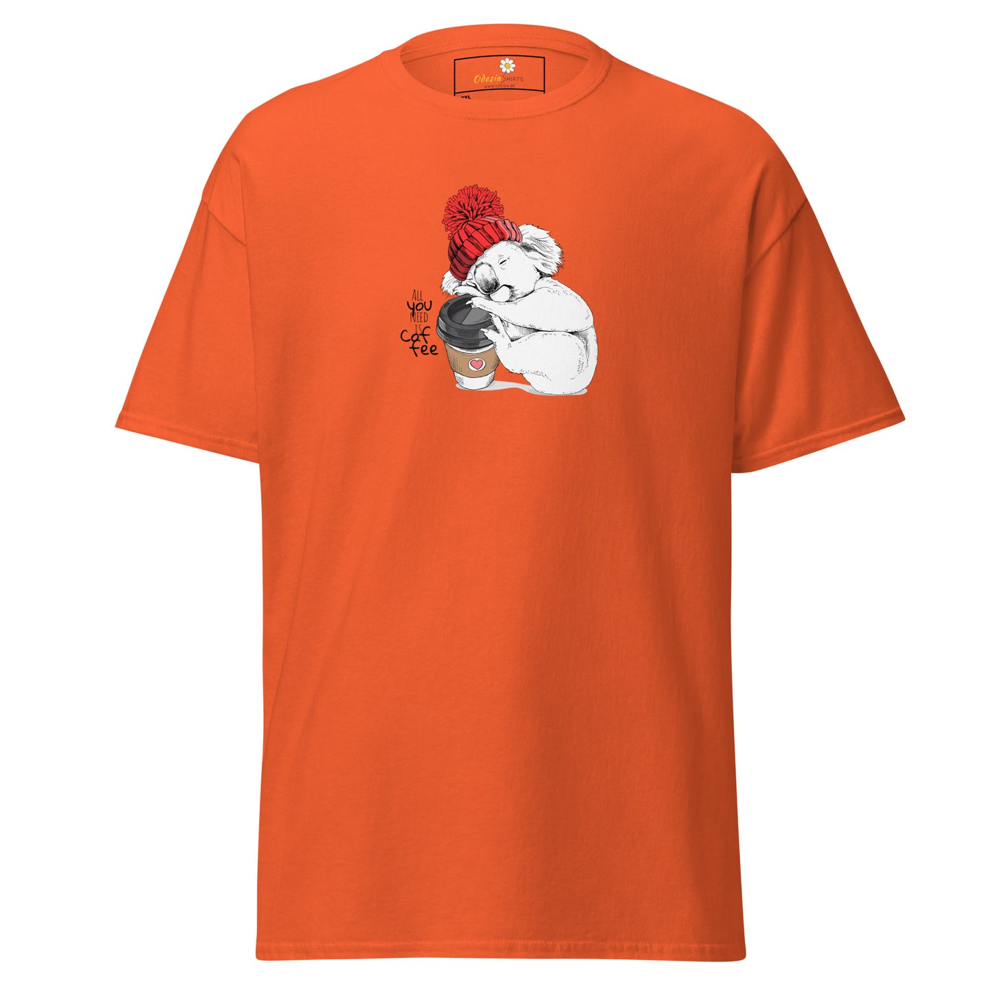 Klassiek heren t-shirt - WILDLIFE FUN KOALA - GROOT