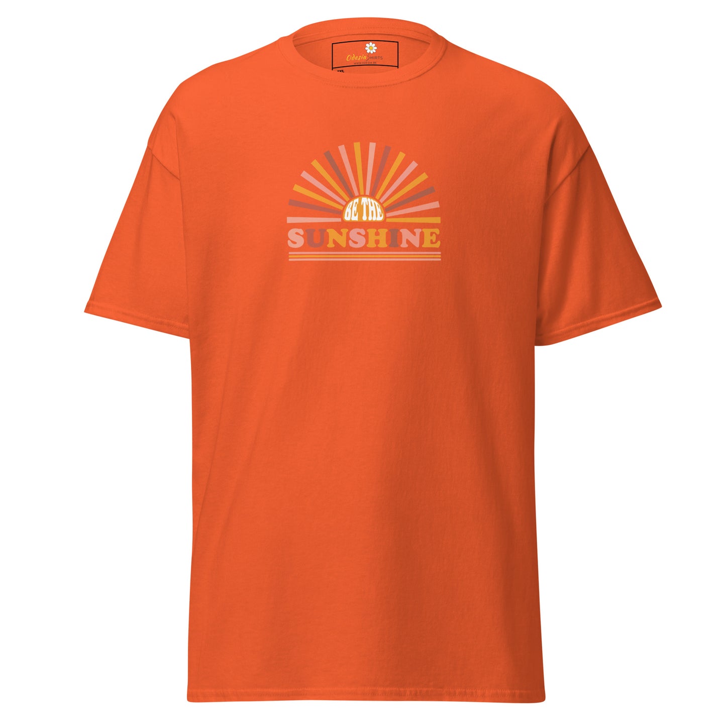 Heren klassiek t-shirt - SUMMER SUNSHINE - GROOT
