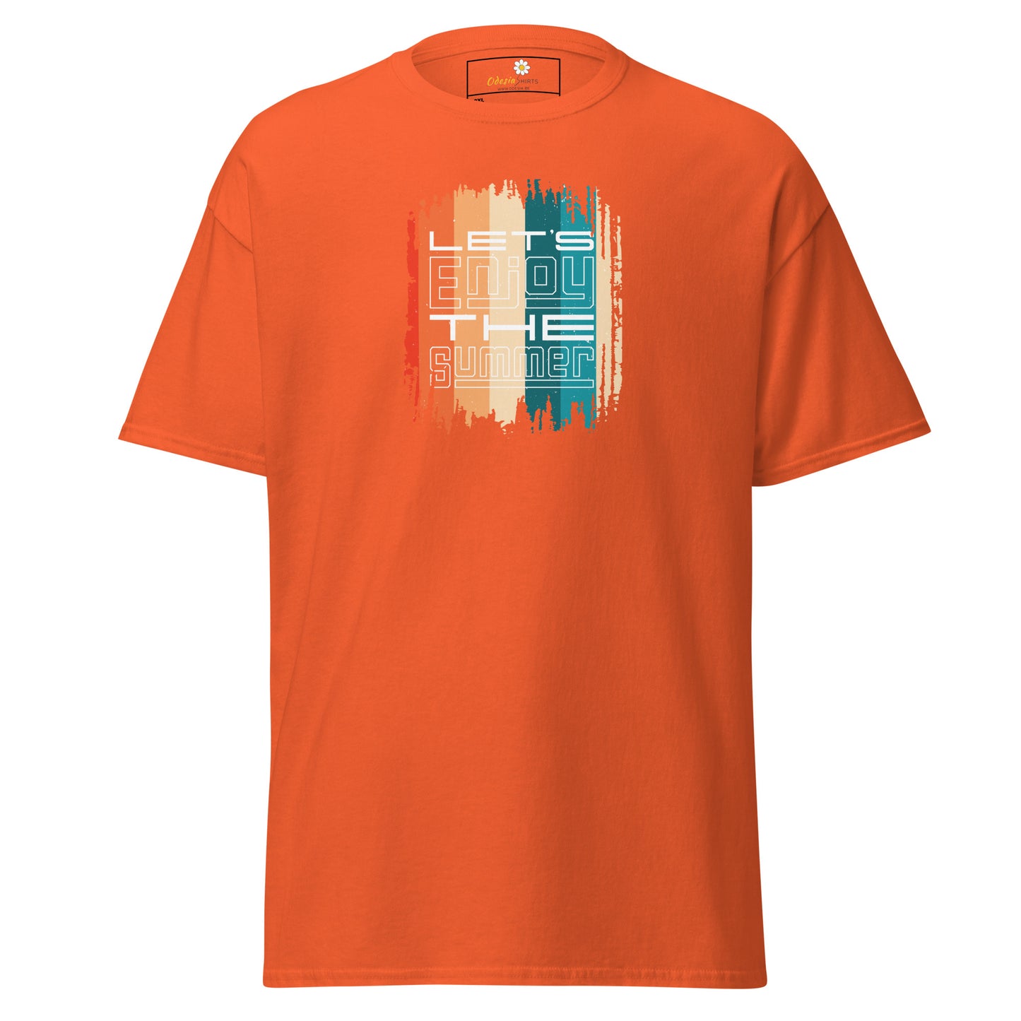 T-shirt classique pour homme - SUMMER LETS ENJOY - BIG