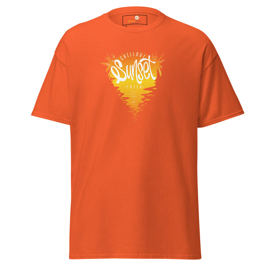 T-shirt classique pour homme - SUMMER IBIZA SUNSET - BIG