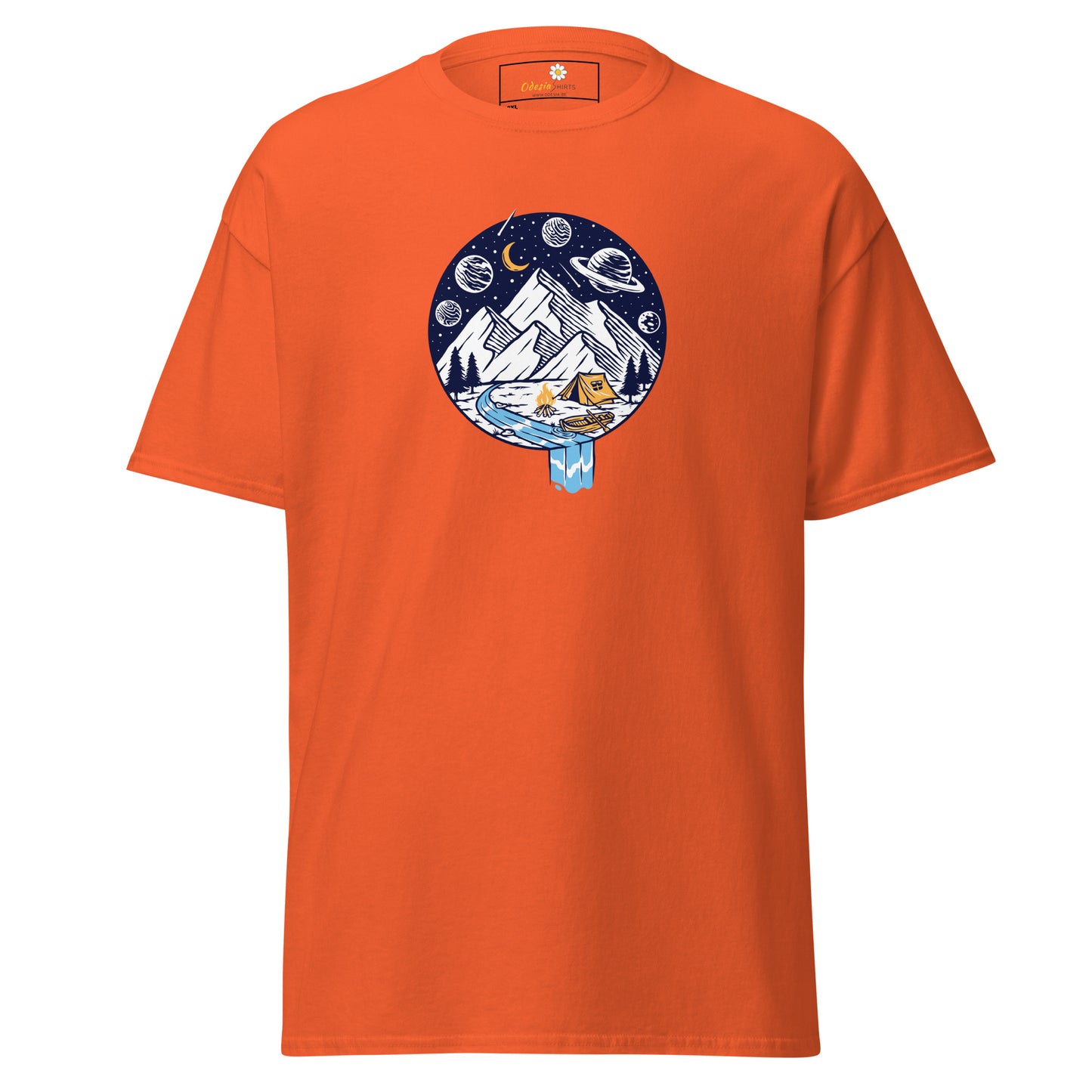 Unisex classic t-shirt - ADVENTURE NIGHT TENT - BIG