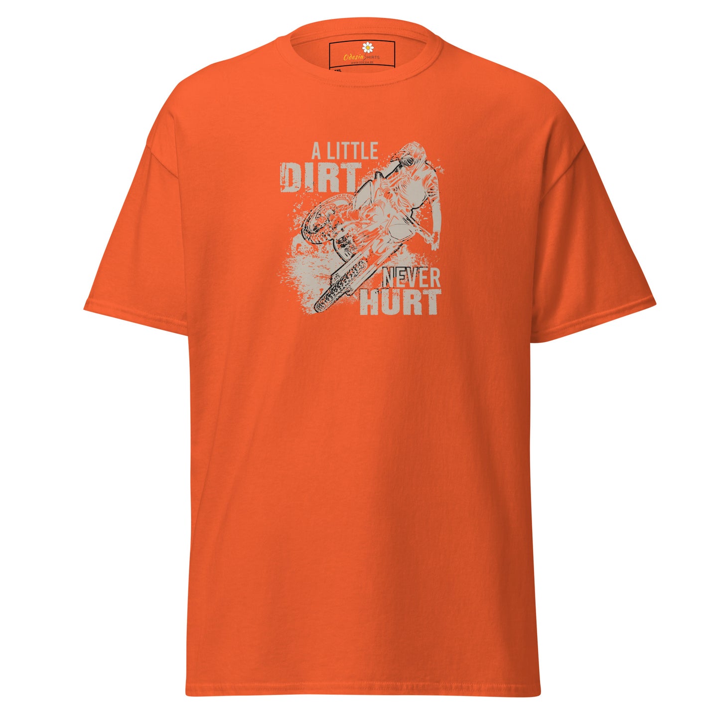 Unisex classic t-shirt - ADVENTURE DIRT NEVER HURT - BIG