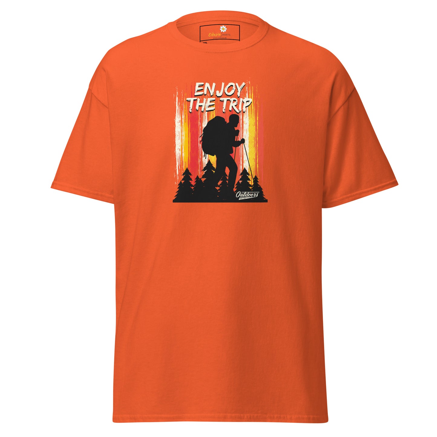 Unisex classic t-shirt - ADVENTURE ENJOY THE TRIP - BIG