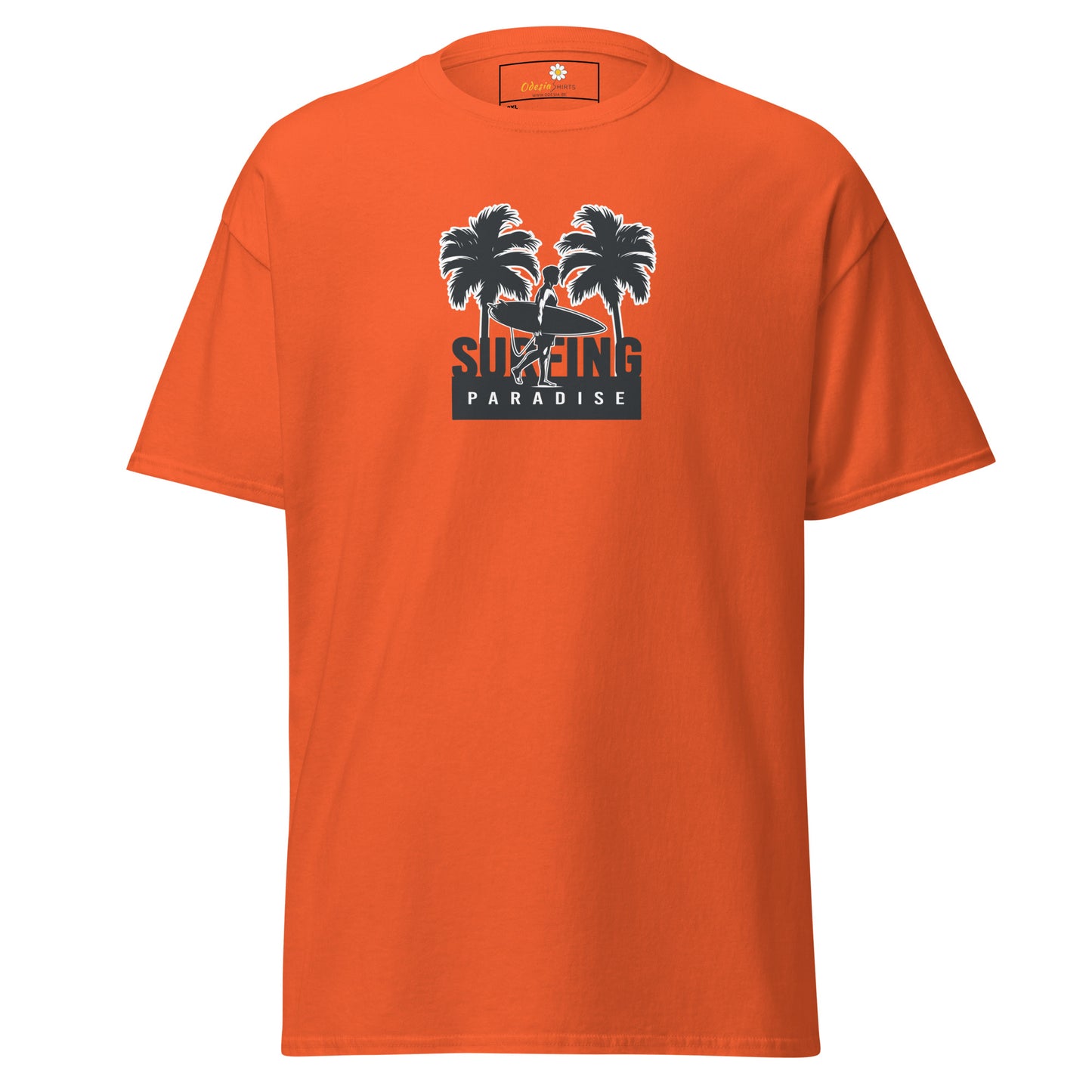 Heren klassiek t-shirt - SUMMER ISLAND TREES - GROOT