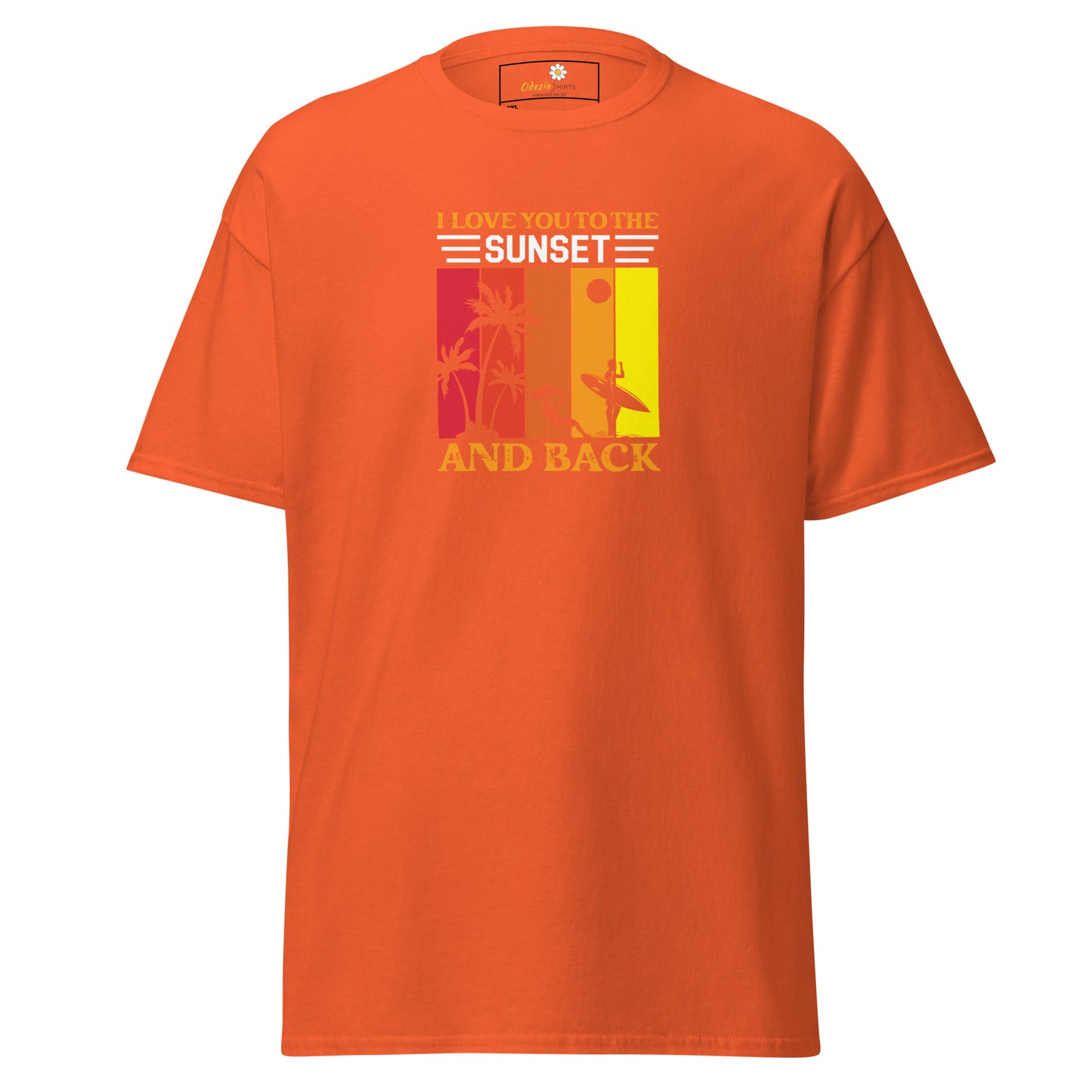 T-shirt classique pour homme - SUMMER LOVE SUNSET - BIG