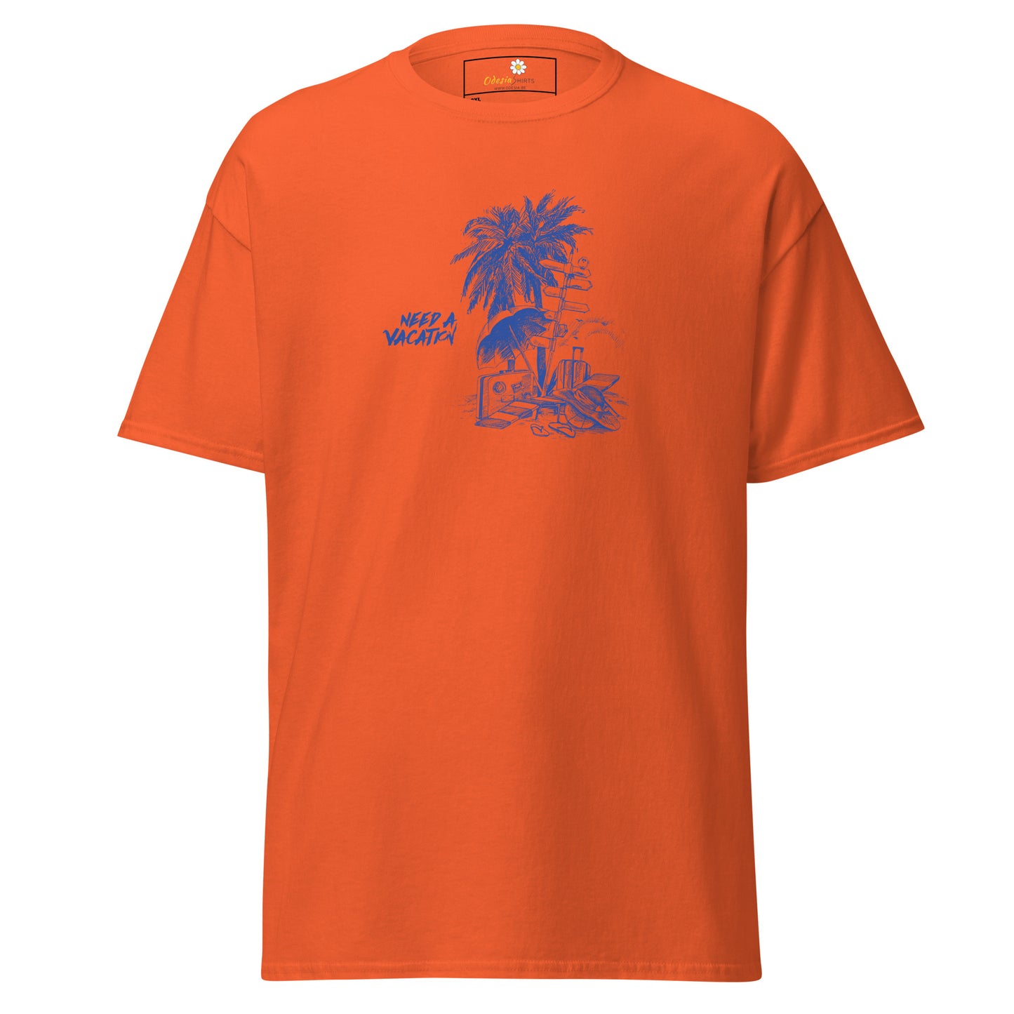 T-shirt classique pour homme - SUMMER NEED A VACATION - BIG