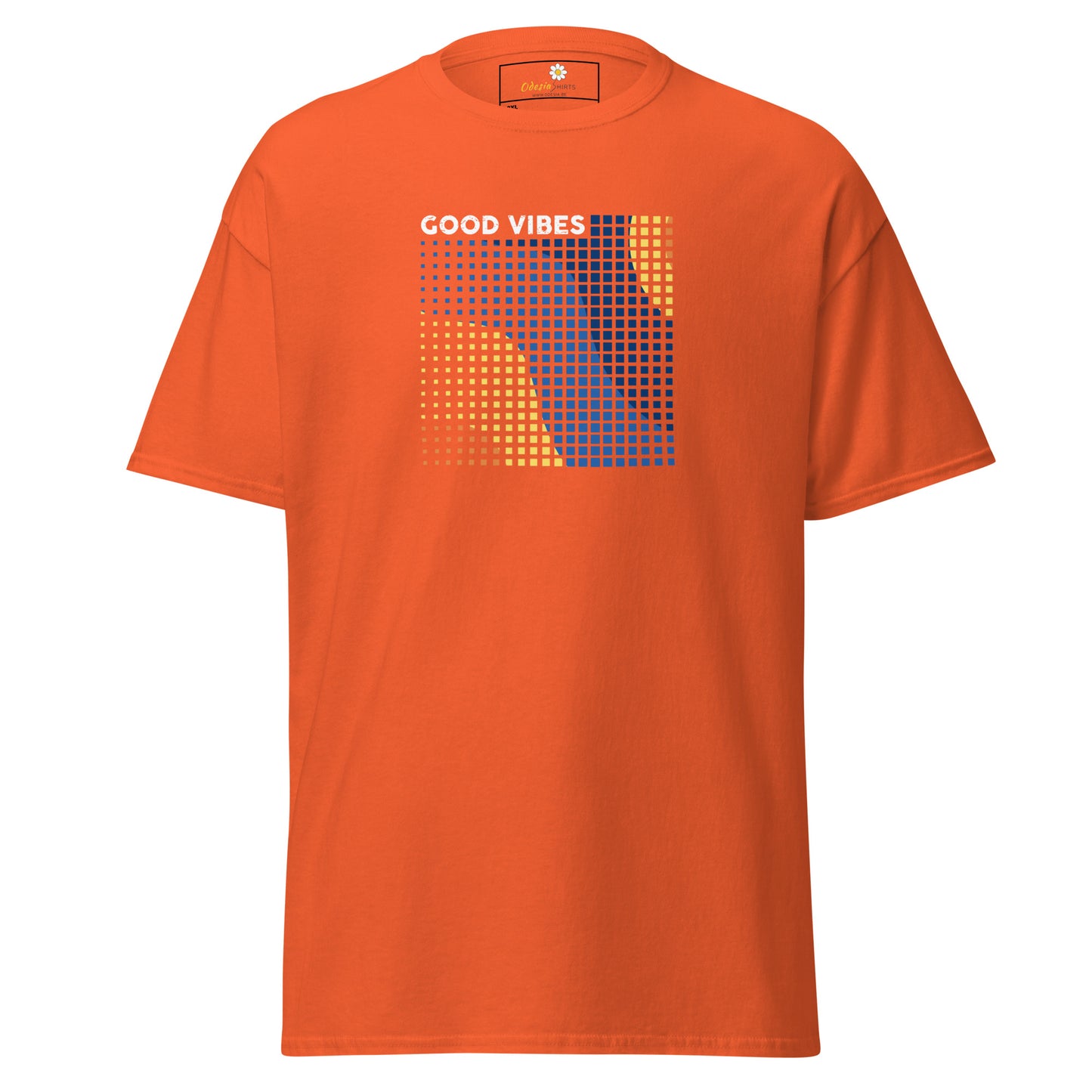 Unisex classic t-shirt - ABSTRACT GOOD VIBES - BIG