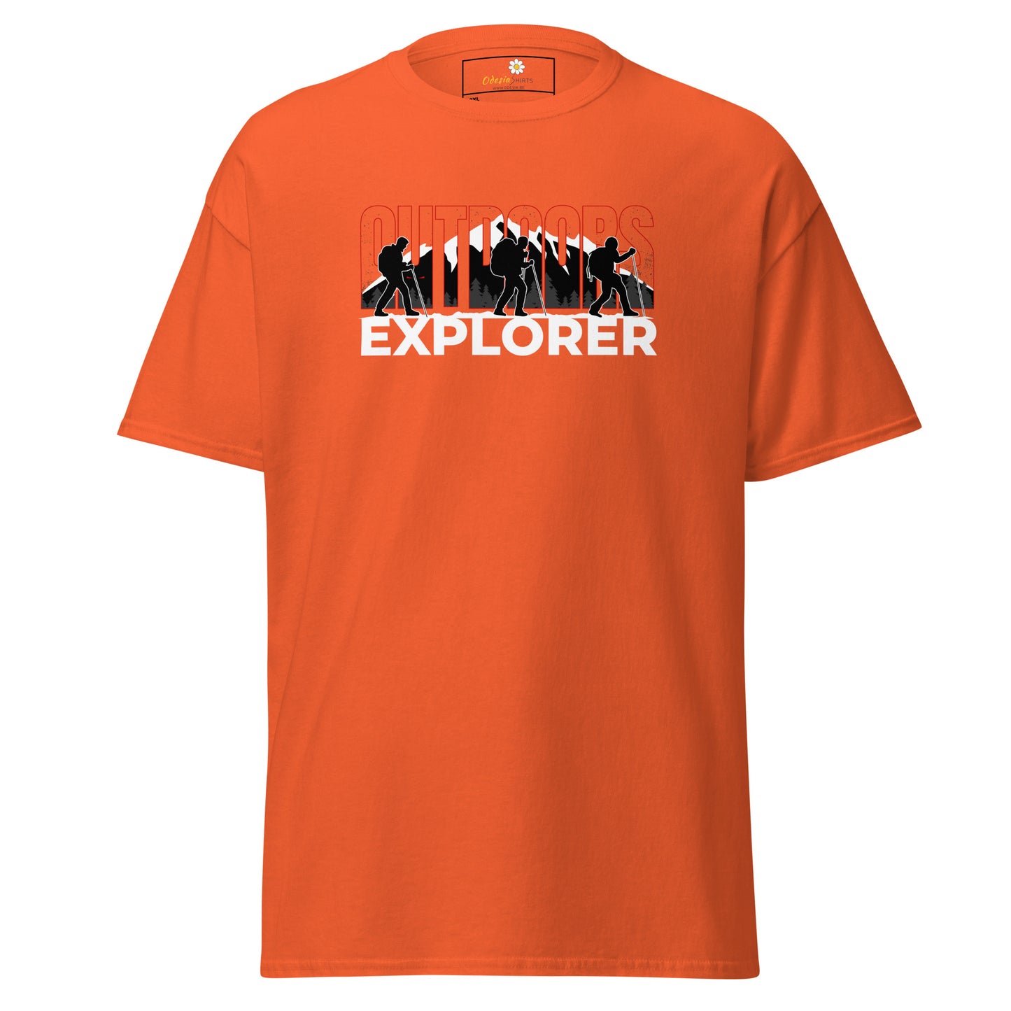 Unisex classic t-shirt - ADVENTURE OUTDOORS EXPLORER - BIG