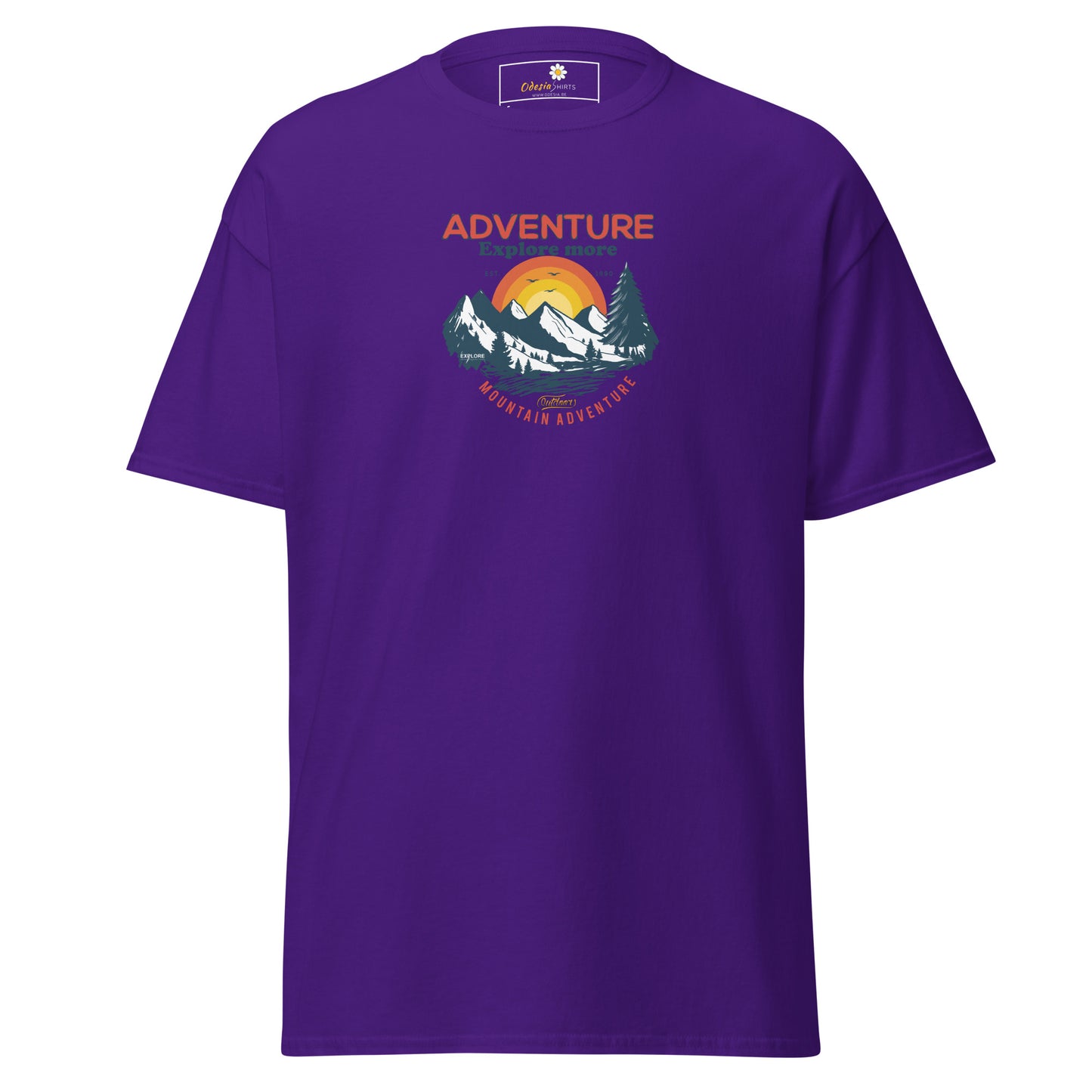Unisex classic t-shirt - ADVENTURE EXPLORE MORE - REGULAR