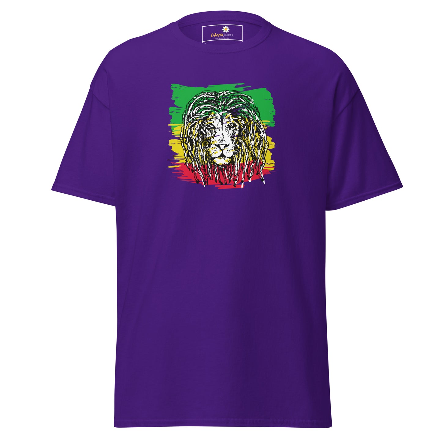 Unisex classic t-shirt - WILD LIFE MUSIC LION REGGAE - REGULAR