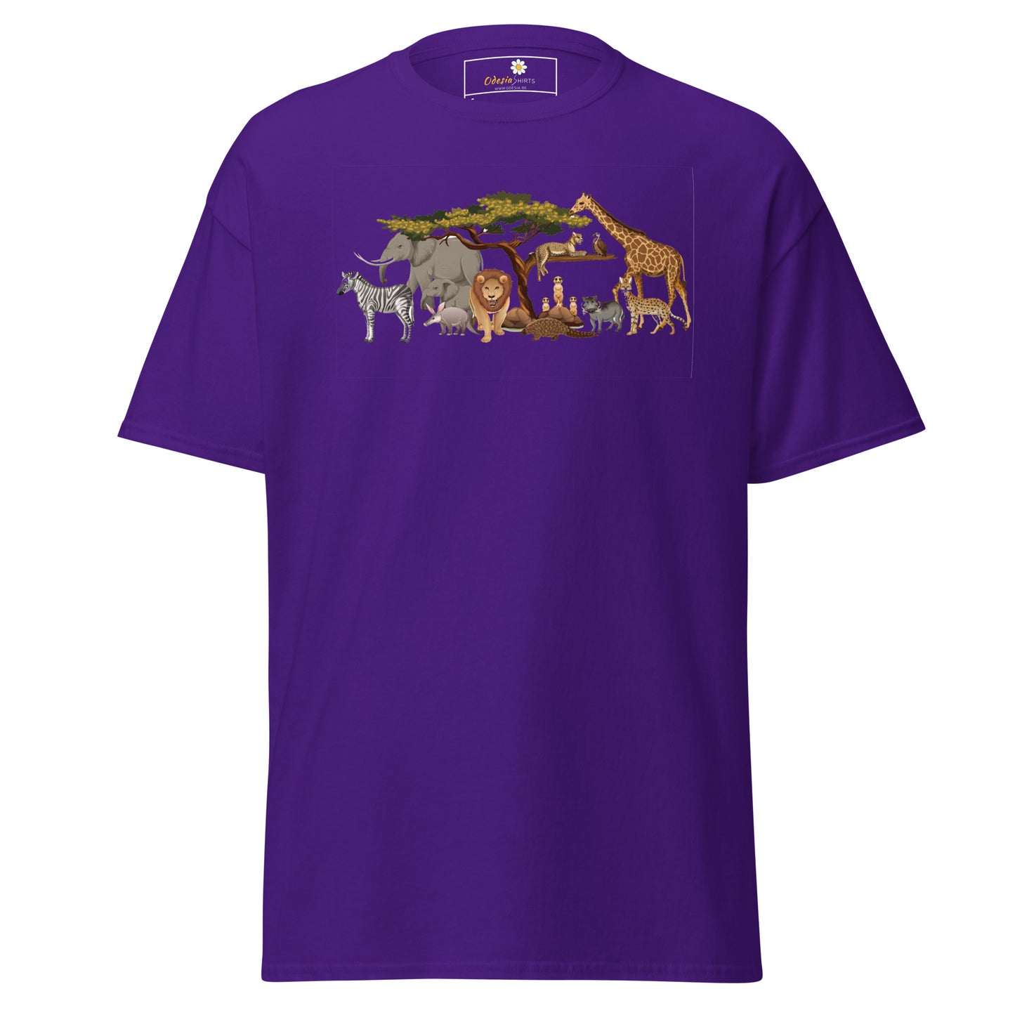 Unisex classic t-shirt - WILD LIFE ANIMALS - REGULAR