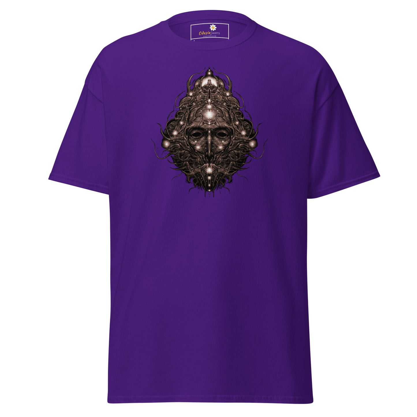 Unisex classic t-shirt - ABSTRACT HUMAN FACE - REGULAR
