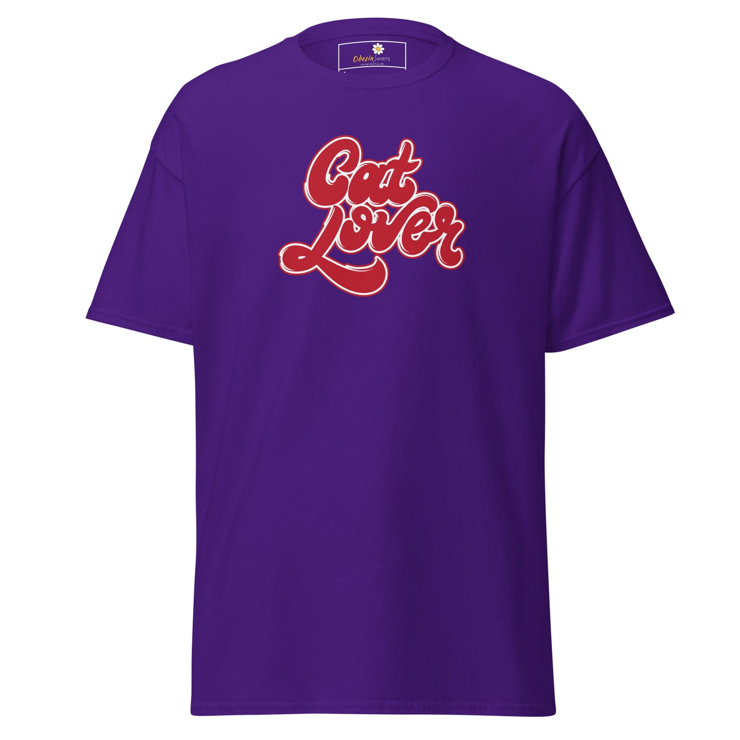 Unisex classic t-shirt - ANIMALS TEXT CAT LOVER - REGULAR