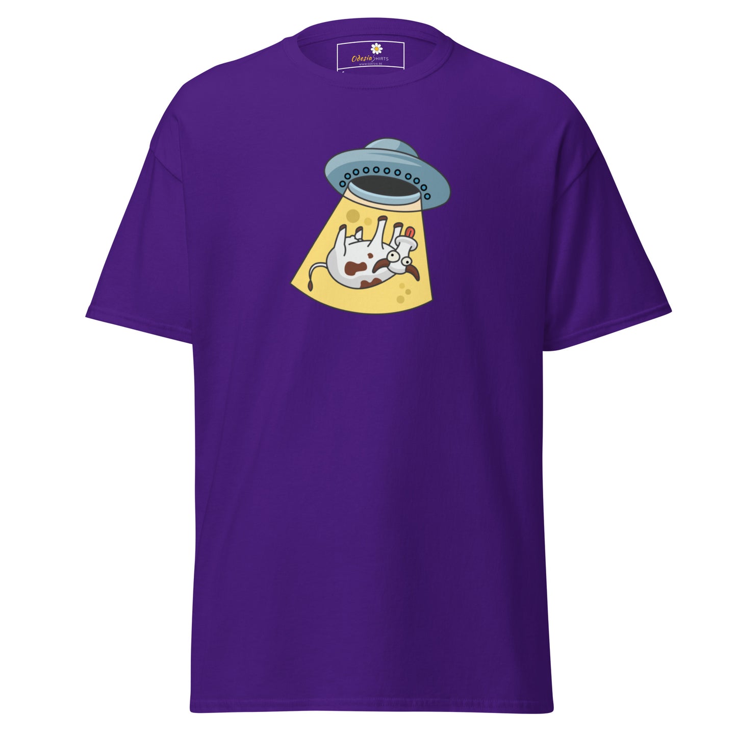 Unisex classic t-shirt - ALIEN SPACE COW - REGULAR