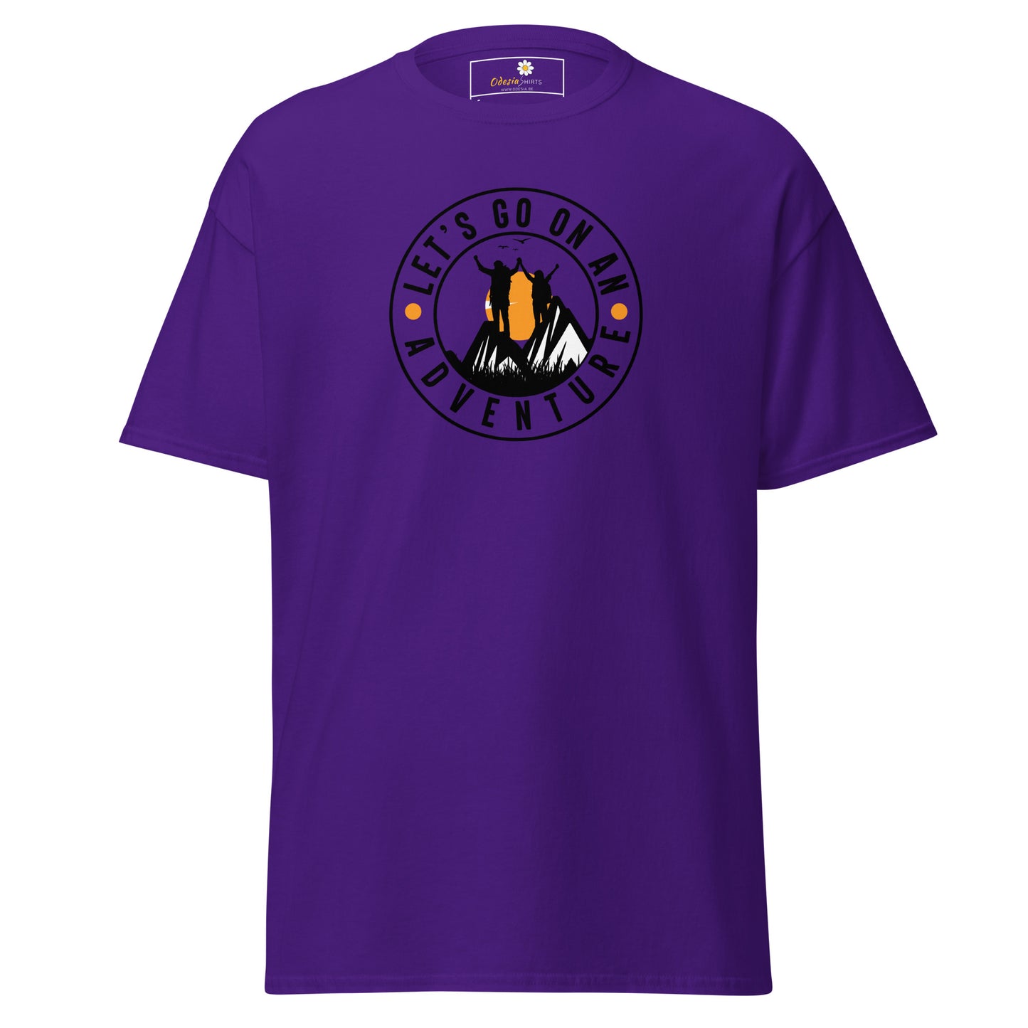 Unisex classic t-shirt - ADVENTURE GO ON - REGULAR
