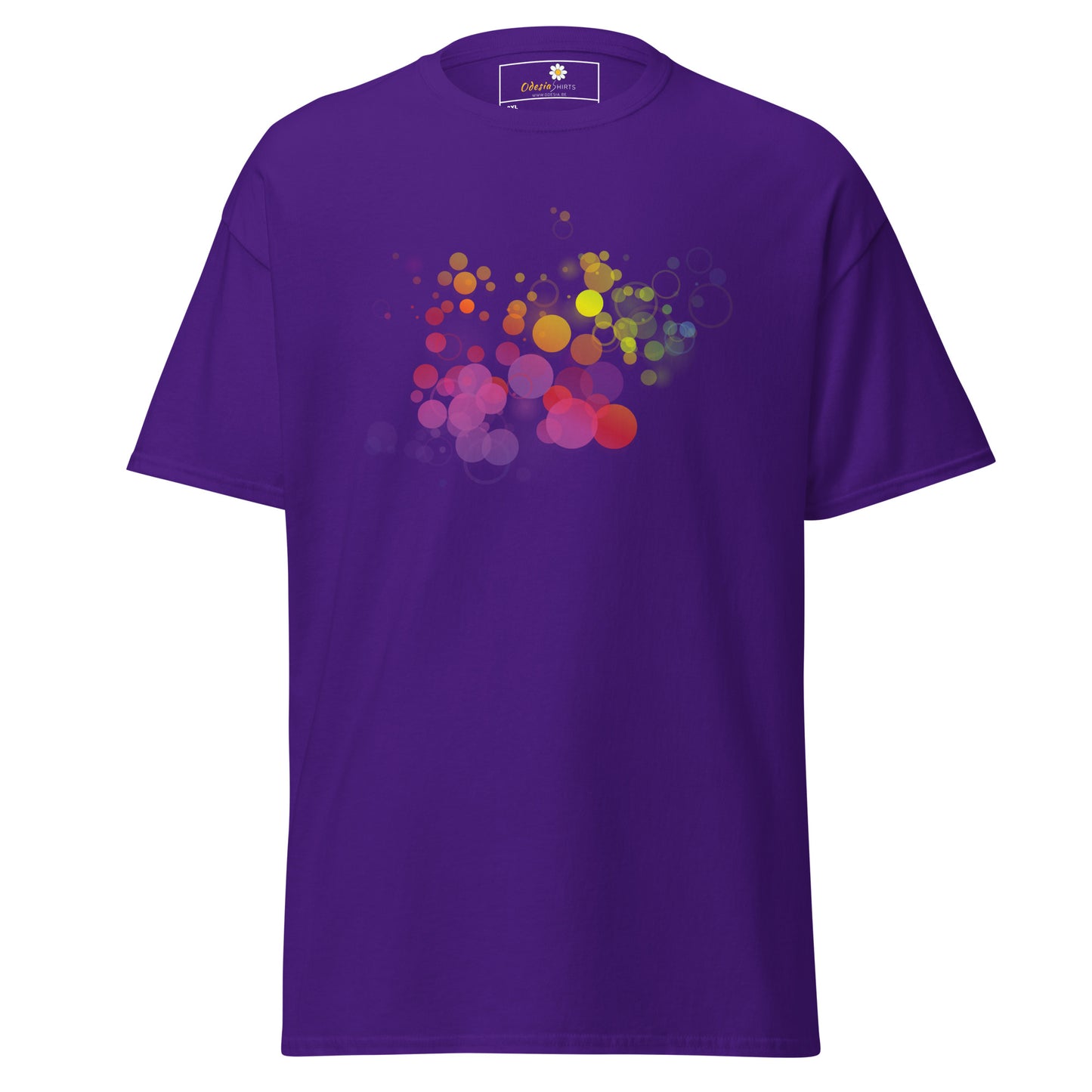 T-shirt classique unisexe - BULLES ABSTRAITES - GRANDES