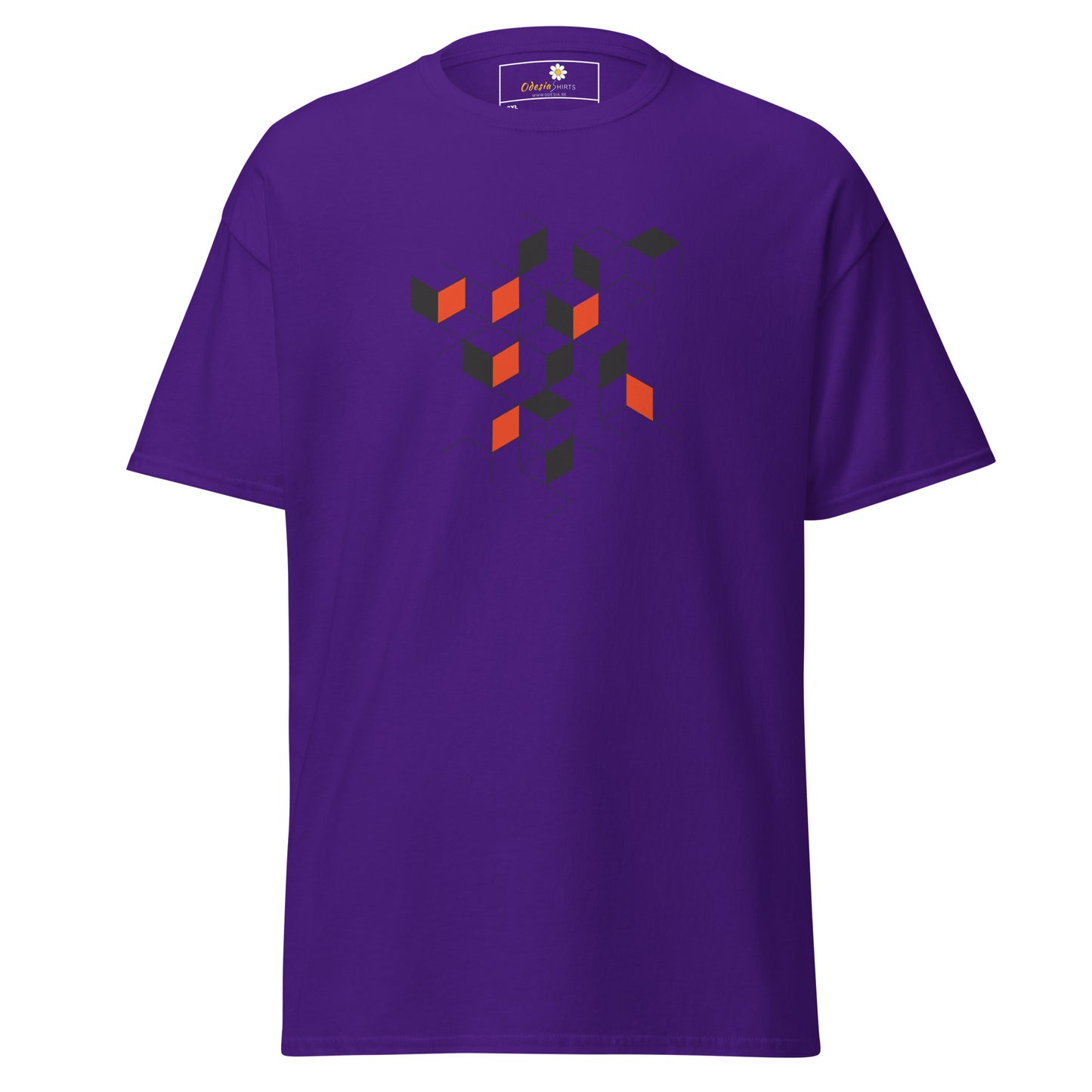 Unisex classic t-shirt - ABSTRACT SQUARES - BIG