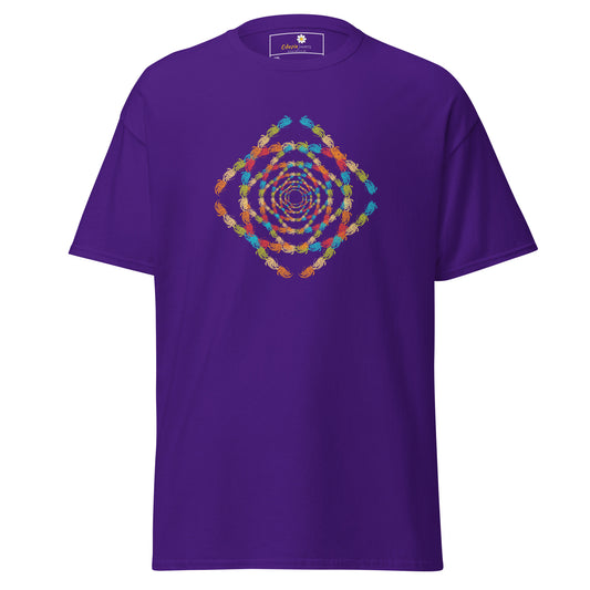 Unisex classic t-shirt - ABSTRACT SQUARE TUNNEL - BIG