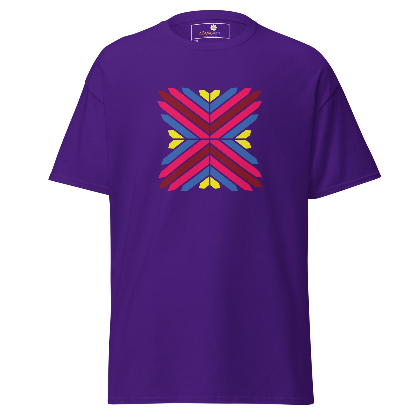Unisex classic t-shirt - ABSTRACT TRIANGLES - BIG