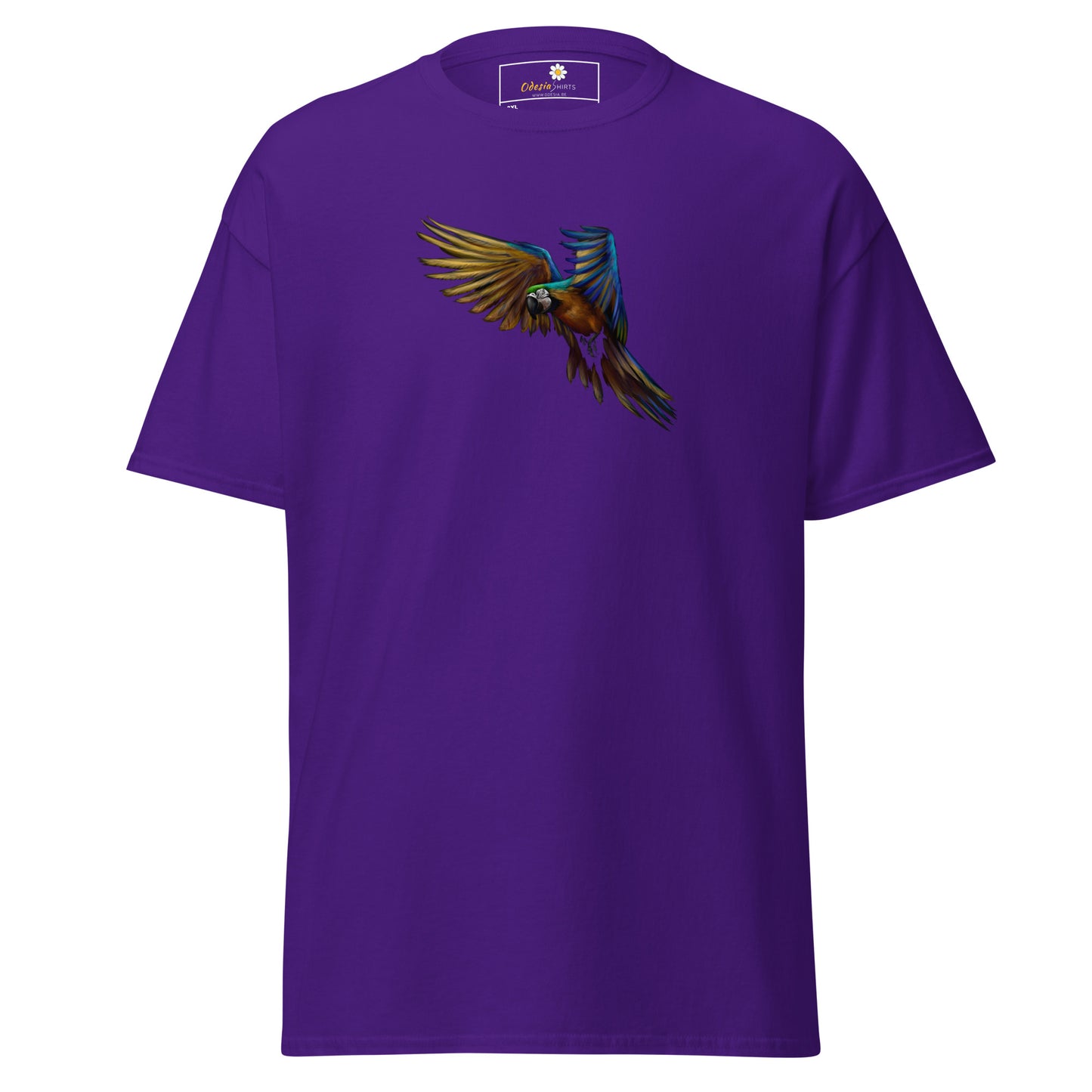 Heren klassiek t-shirt - WILDLIFE PARROT - GROOT