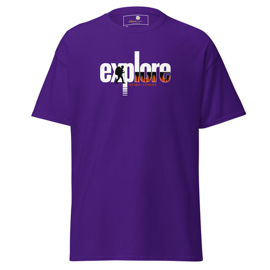 Unisex classic t-shirt - ADVENTURE EXPLORE - BIG