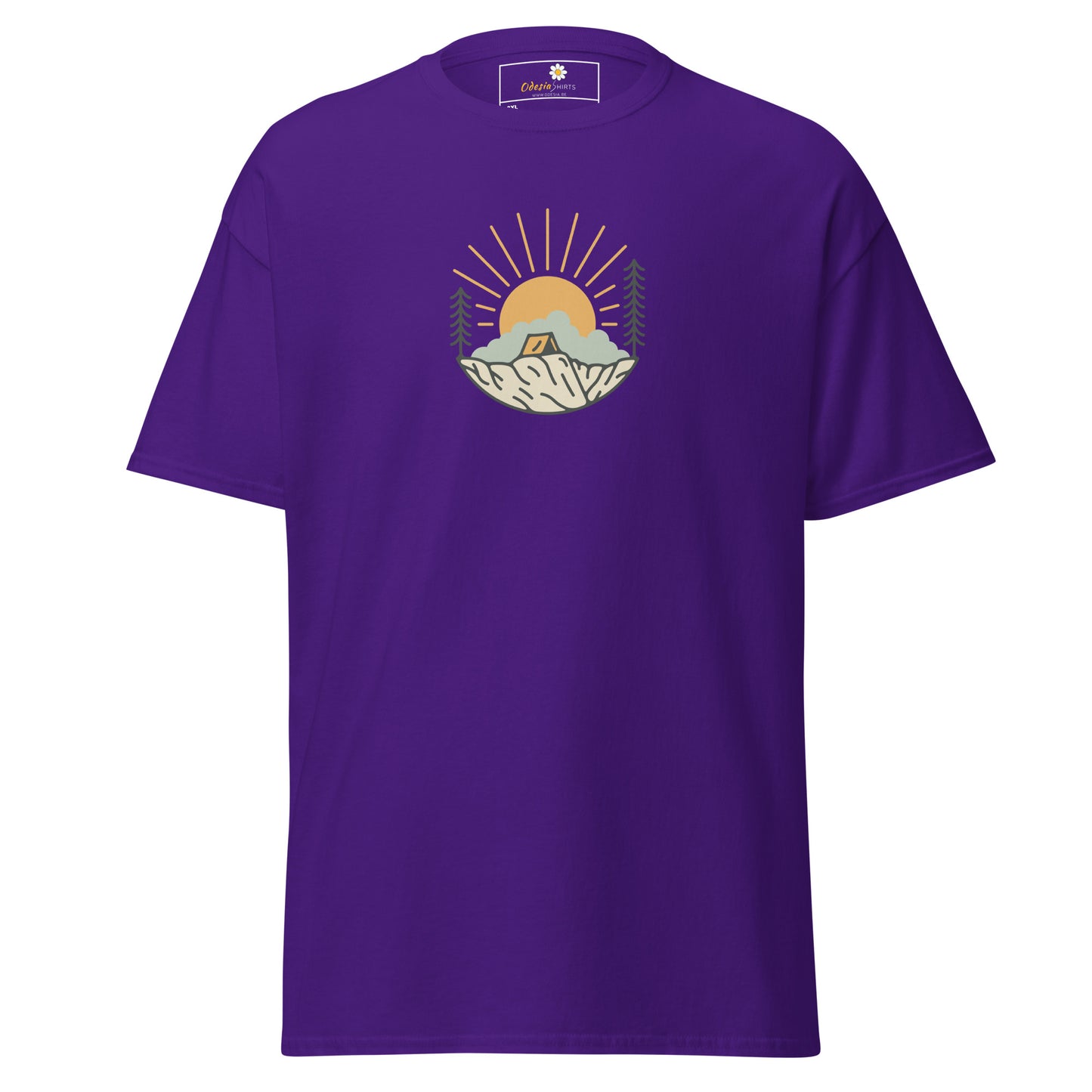 Unisex classic t-shirt - ADVENTURE SUNNY CIRCLE - BIG