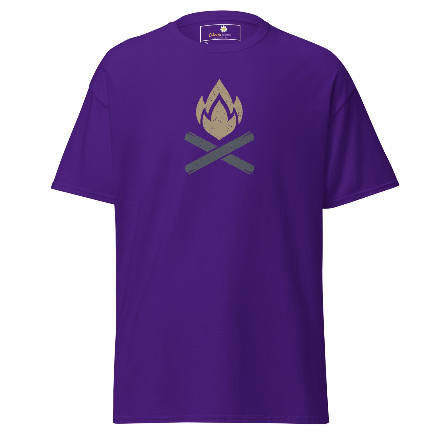 Unisex classic t-shirt - ADVENTURE CAMP FIRE - BIG