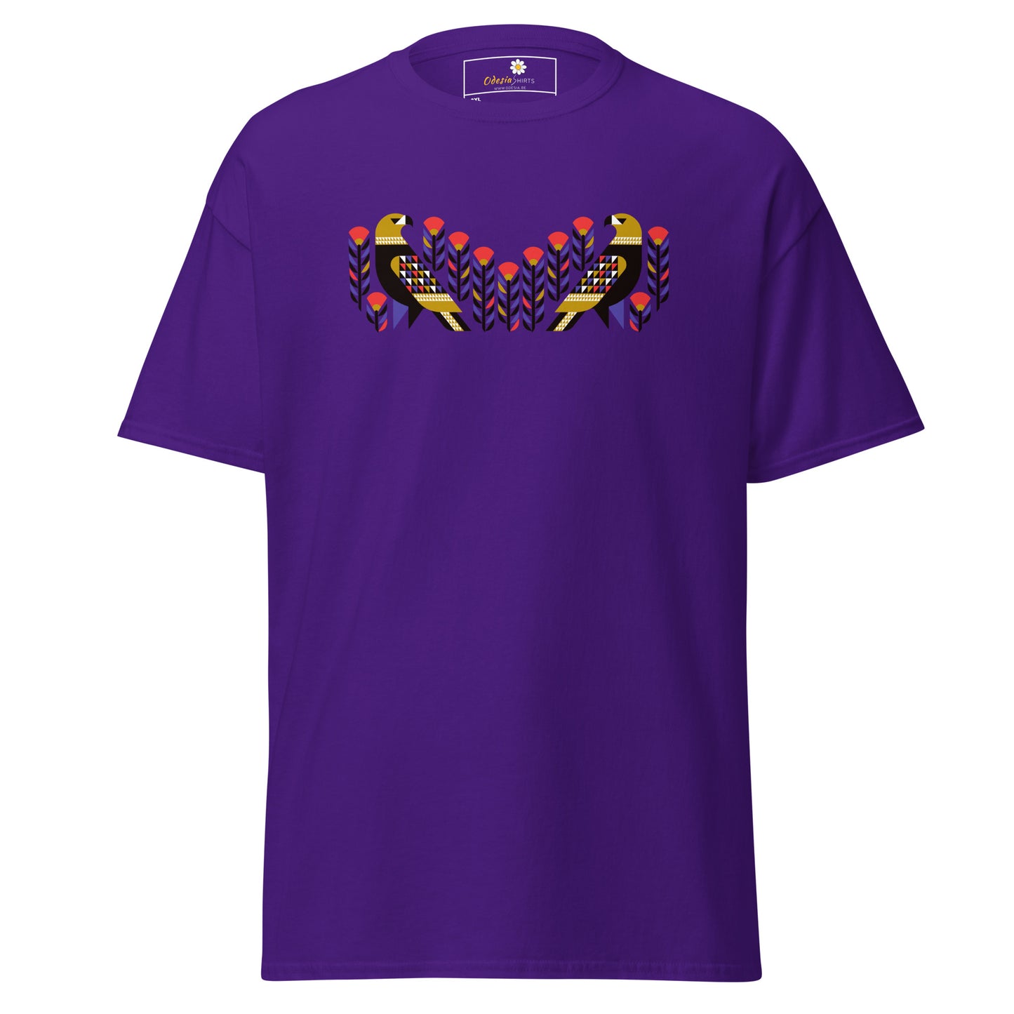 Heren klassiek t-shirt - WILDLIFE PERU BIRDS - GROOT