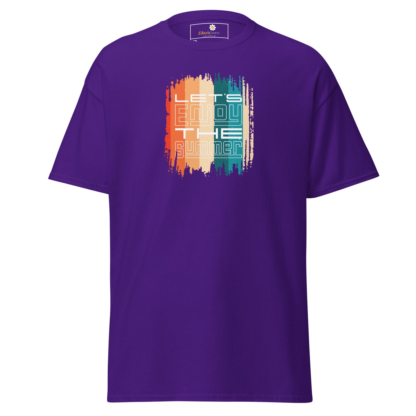 T-shirt classique pour homme - SUMMER LETS ENJOY - BIG