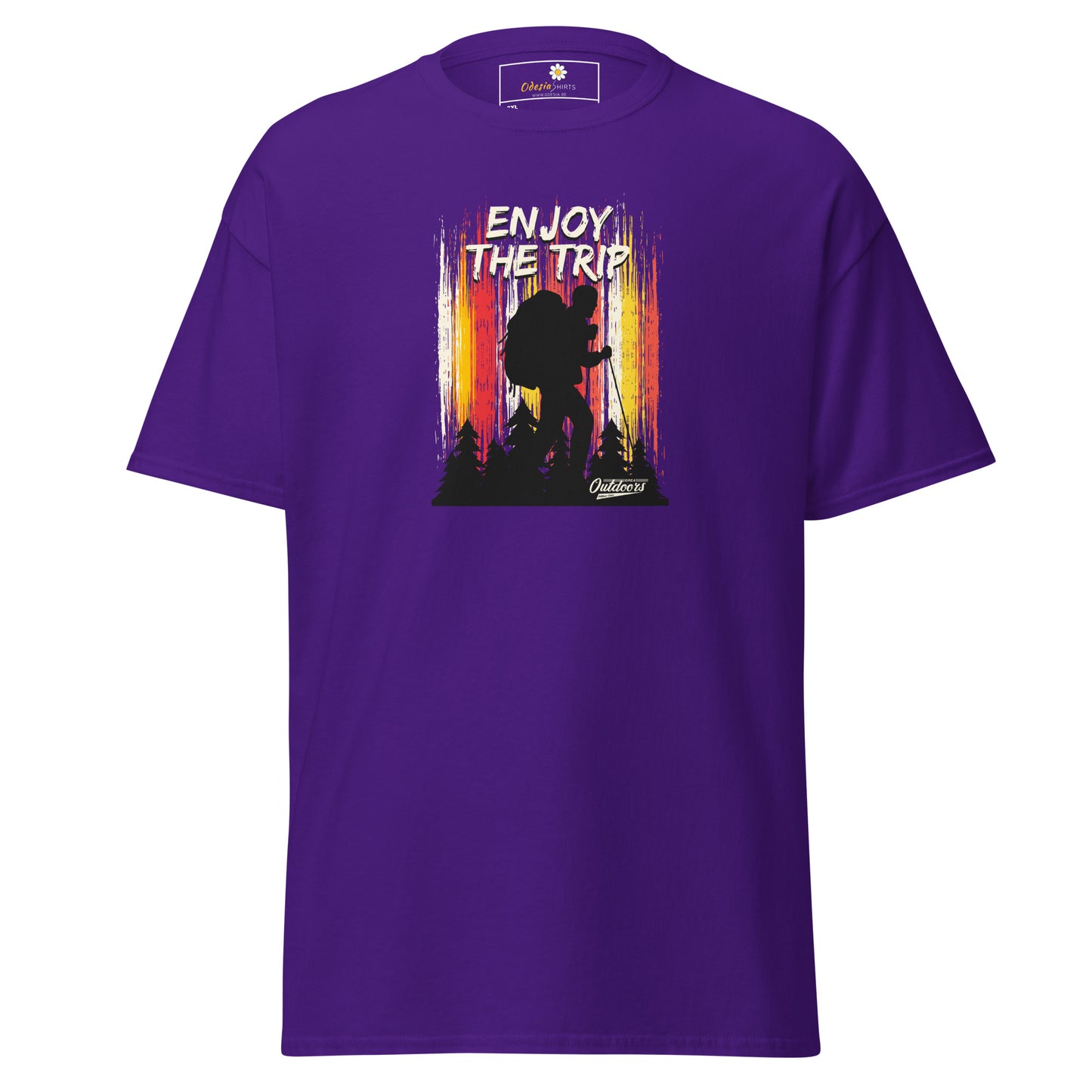 Unisex classic t-shirt - ADVENTURE ENJOY THE TRIP - BIG