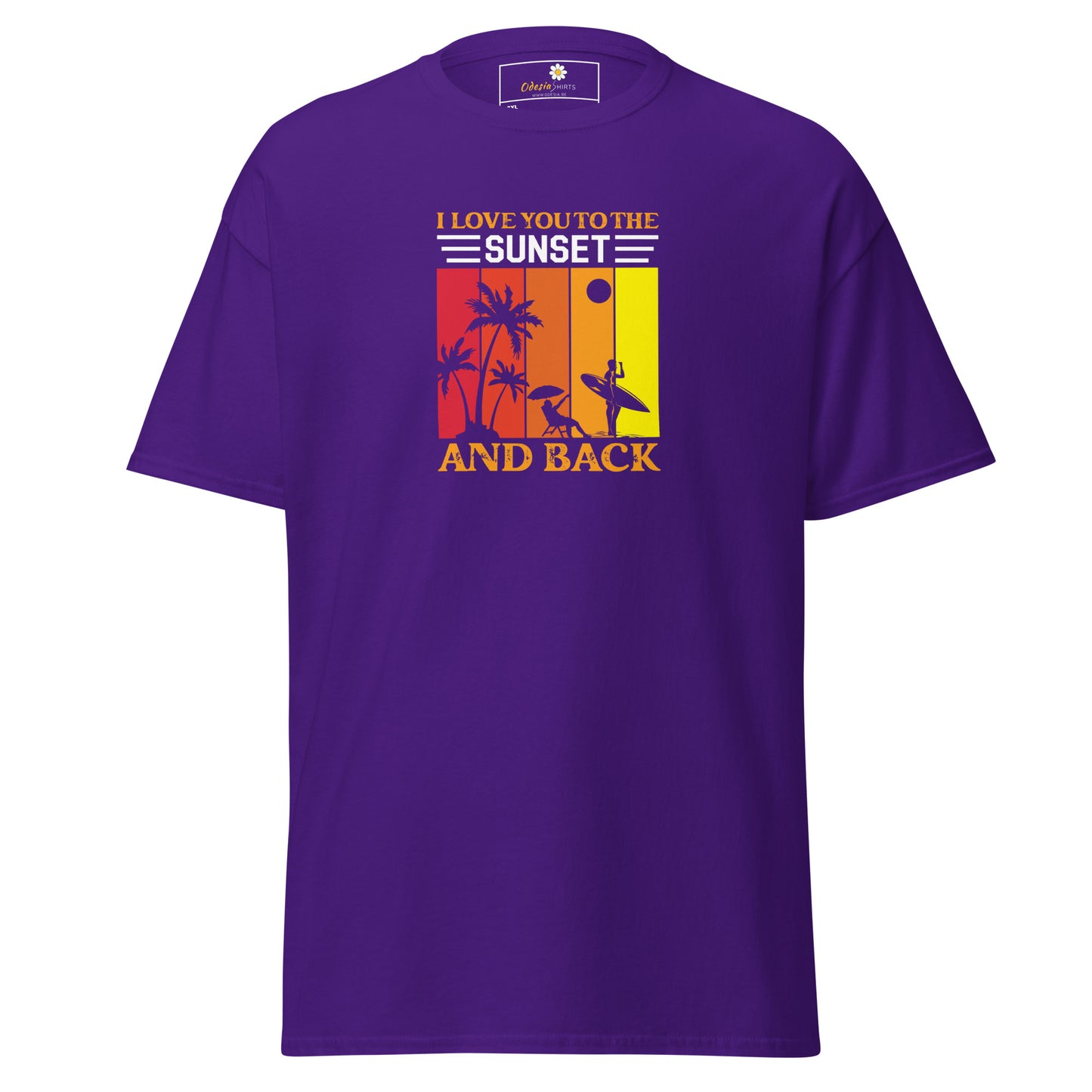 T-shirt classique pour homme - SUMMER LOVE SUNSET - BIG